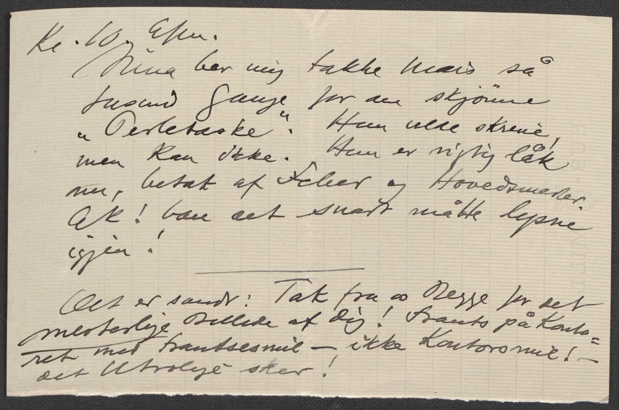 Beyer, Frants, RA/PA-0132/F/L0001: Brev fra Edvard Grieg til Frantz Beyer og "En del optegnelser som kan tjene til kommentar til brevene" av Marie Beyer, 1872-1907, s. 679
