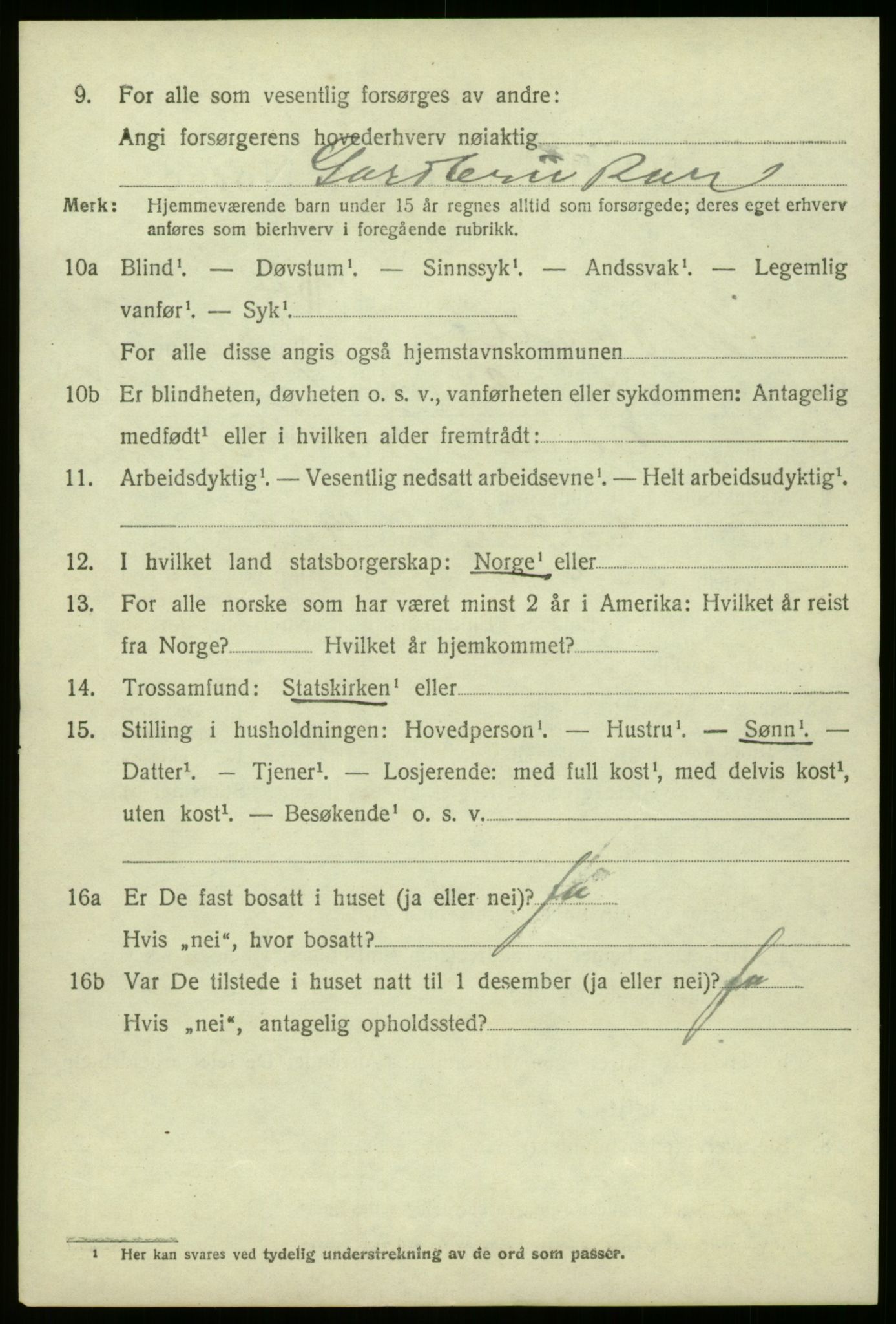 SAB, Folketelling 1920 for 1428 Askvoll herred, 1920, s. 3579