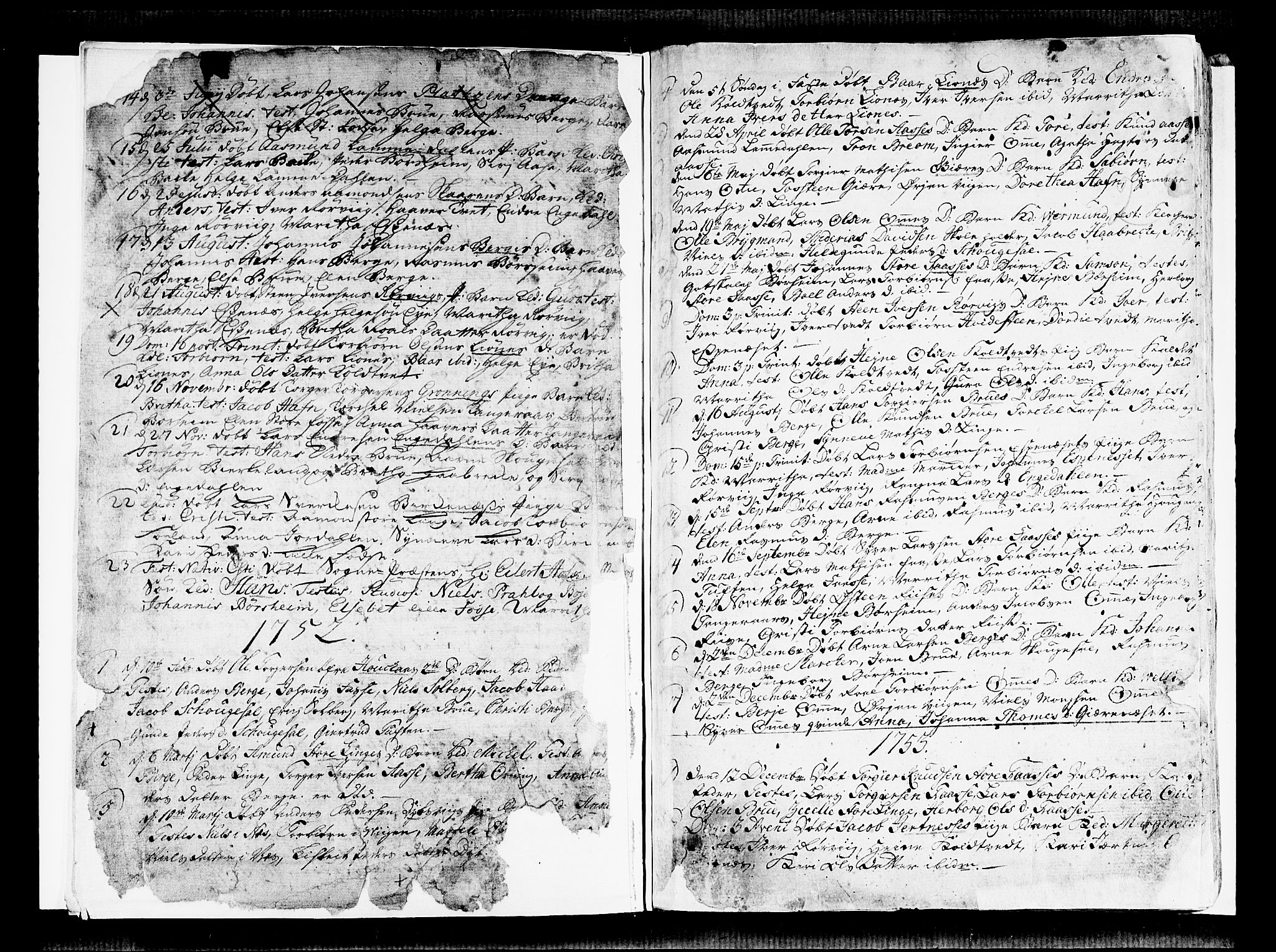 Strandebarm sokneprestembete, SAB/A-78401/H/Haa: Ministerialbok nr. A 3 /1, 1750-1787, s. 2