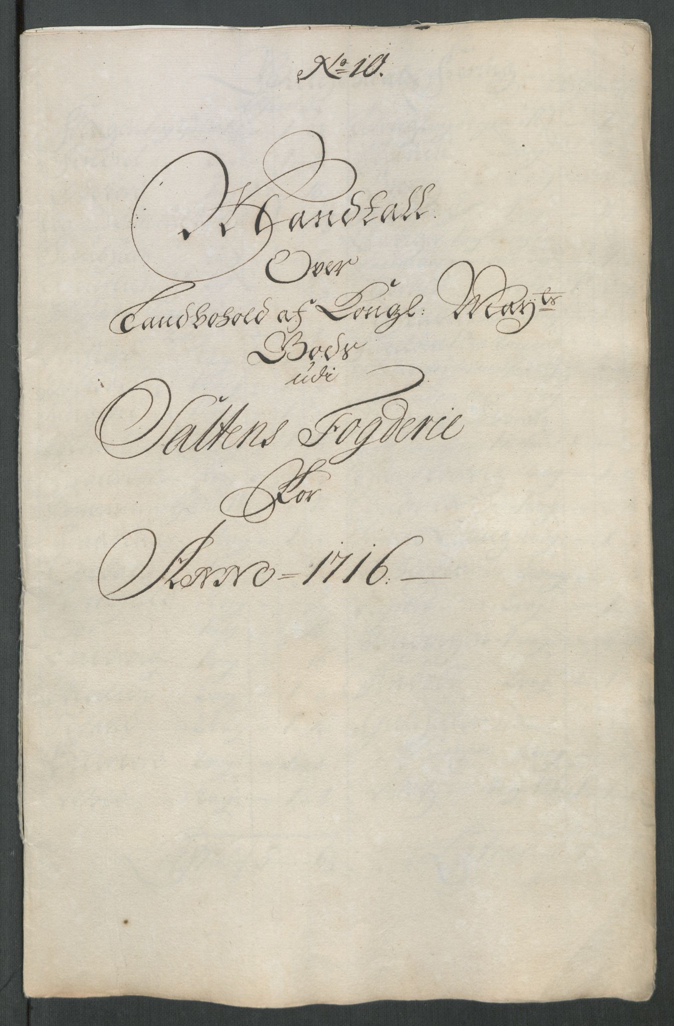 Rentekammeret inntil 1814, Reviderte regnskaper, Fogderegnskap, RA/EA-4092/R66/L4586: Fogderegnskap Salten, 1716, s. 140