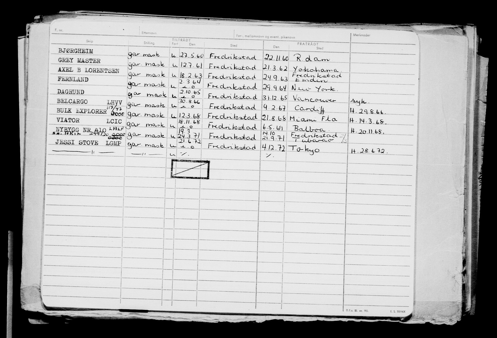 Direktoratet for sjømenn, AV/RA-S-3545/G/Gb/L0176: Hovedkort, 1920, s. 640