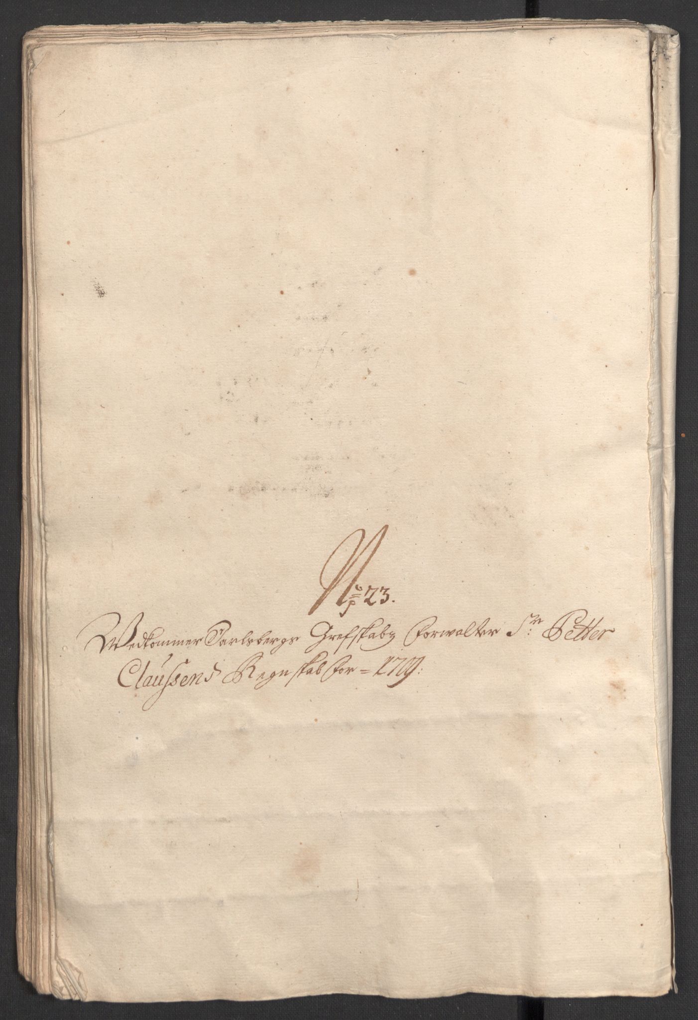 Rentekammeret inntil 1814, Reviderte regnskaper, Fogderegnskap, RA/EA-4092/R32/L1874: Fogderegnskap Jarlsberg grevskap, 1709, s. 240