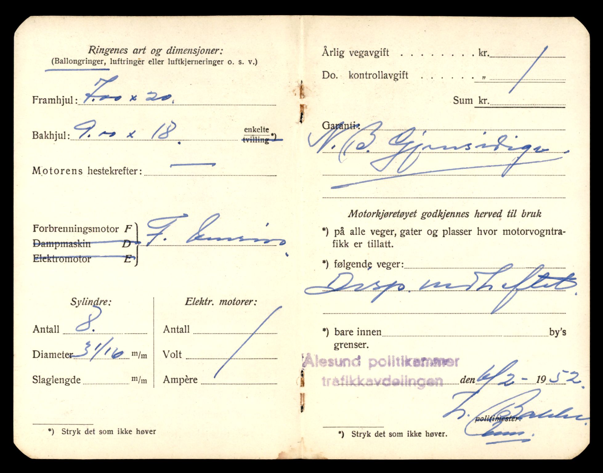 Møre og Romsdal vegkontor - Ålesund trafikkstasjon, AV/SAT-A-4099/F/Fe/L0033: Registreringskort for kjøretøy T 12151 - T 12474, 1927-1998, s. 1780