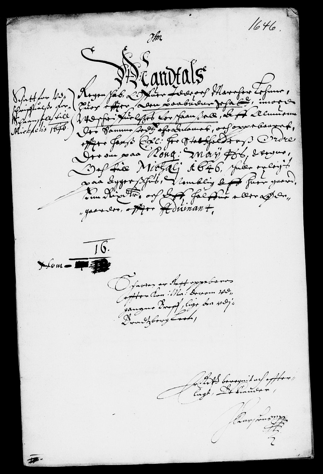 Rentekammeret inntil 1814, Reviderte regnskaper, Lensregnskaper, AV/RA-EA-5023/R/Rb/Rbb/L0005: Idd og Marker len, 1645-1650