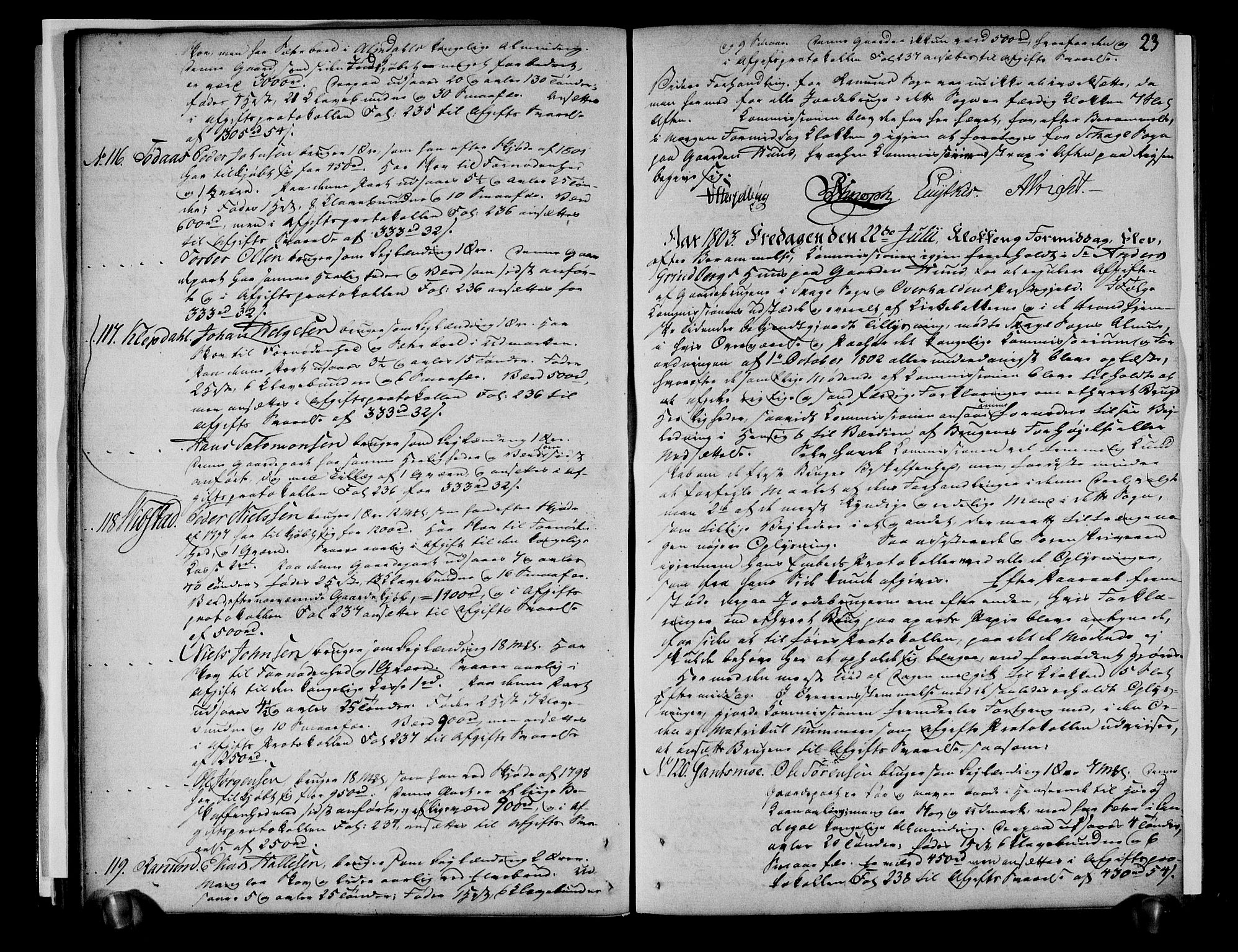 Rentekammeret inntil 1814, Realistisk ordnet avdeling, AV/RA-EA-4070/N/Ne/Nea/L0153: Namdalen fogderi. Deliberasjonsprotokoll, 1803, s. 24