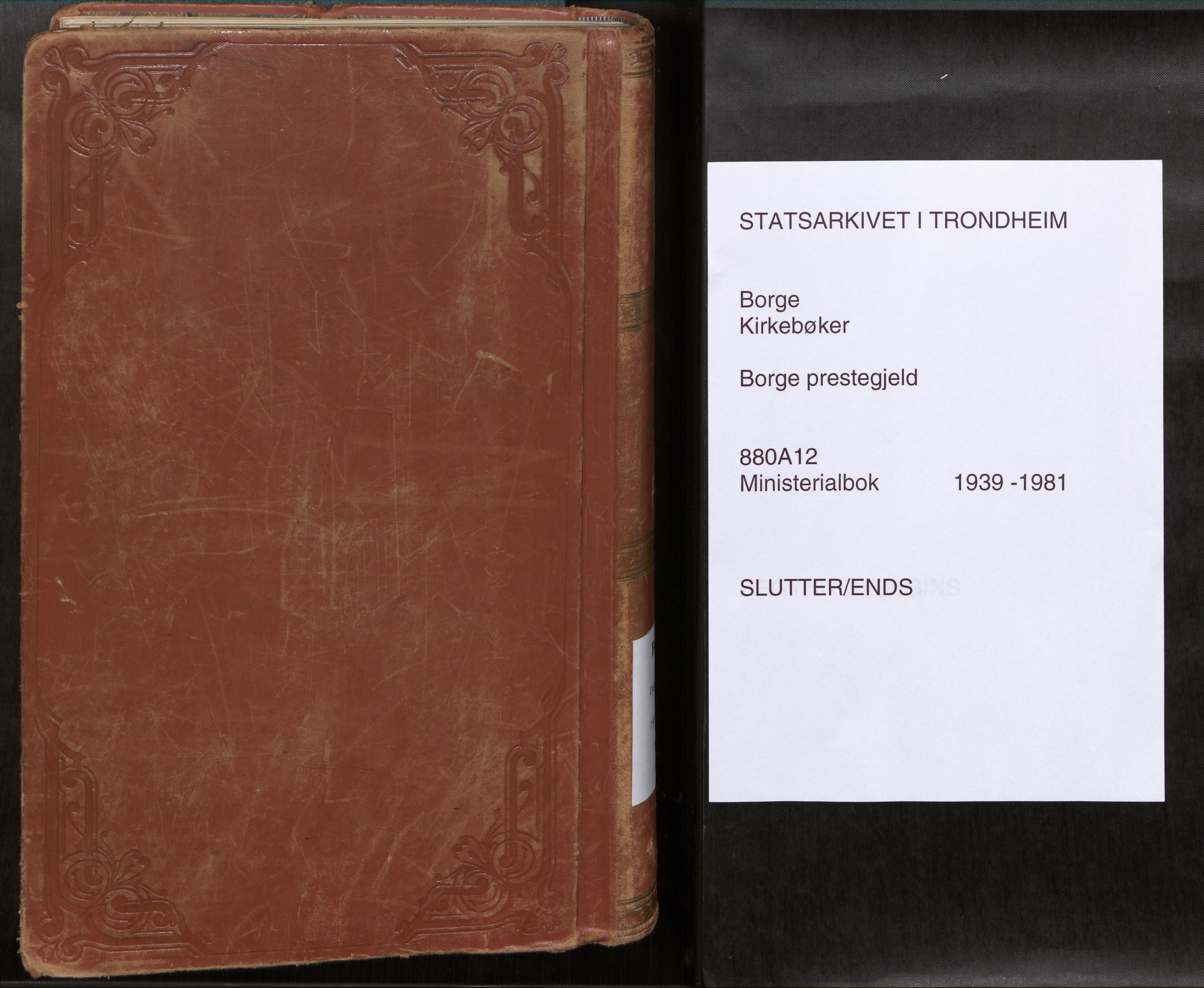 Ministerialprotokoller, klokkerbøker og fødselsregistre - Nordland, AV/SAT-A-1459/880/L1138: Dagsregister nr. 880A12, 1939-1981