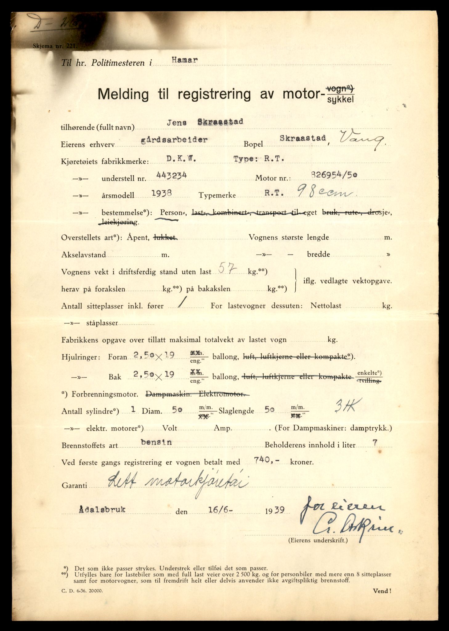 Møre og Romsdal vegkontor - Ålesund trafikkstasjon, AV/SAT-A-4099/F/Fe/L0028: Registreringskort for kjøretøy T 11290 - T 11429, 1927-1998, s. 483