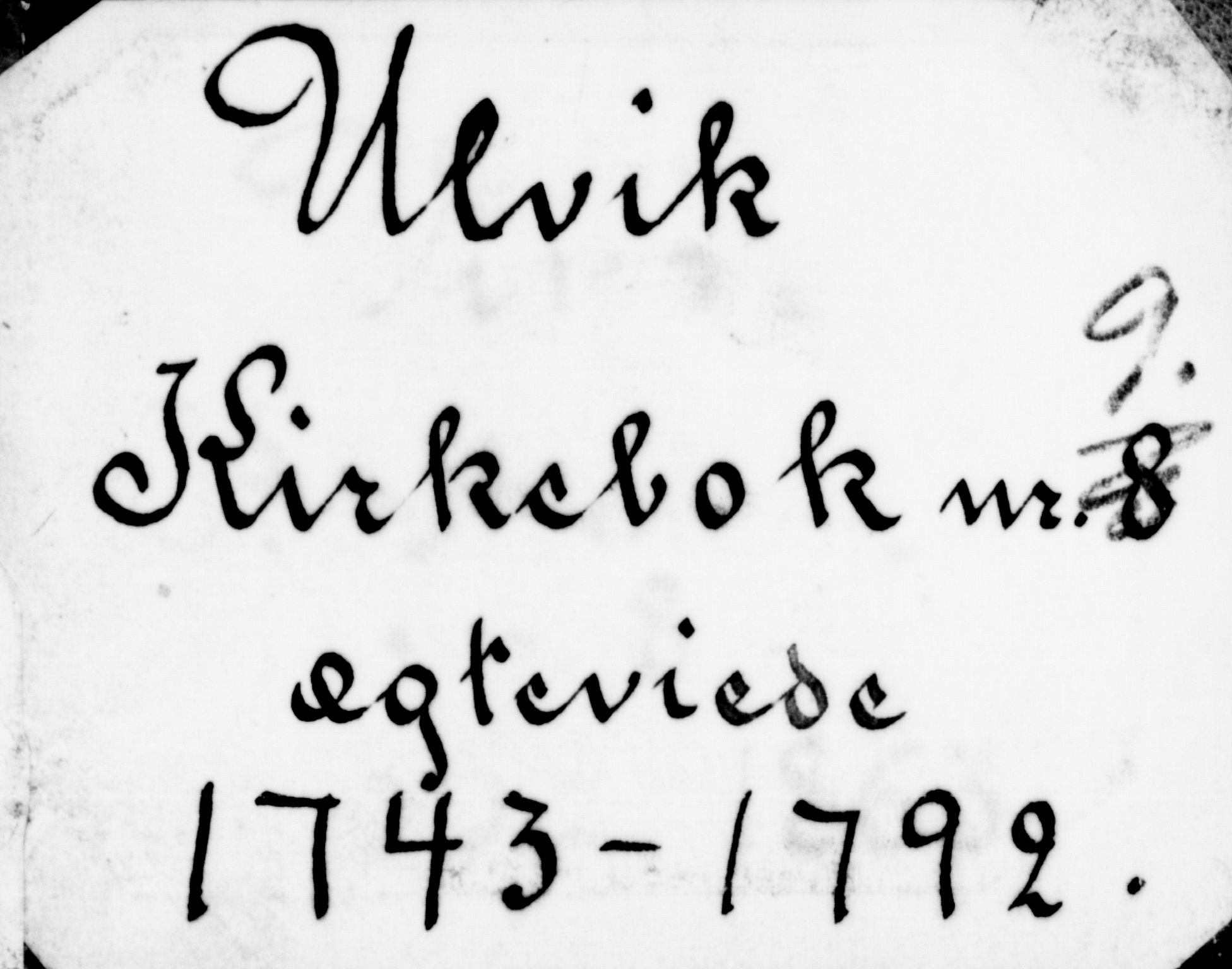 Ulvik sokneprestembete, SAB/A-78801/H/Haa: Ministerialbok nr. A 9, 1743-1792