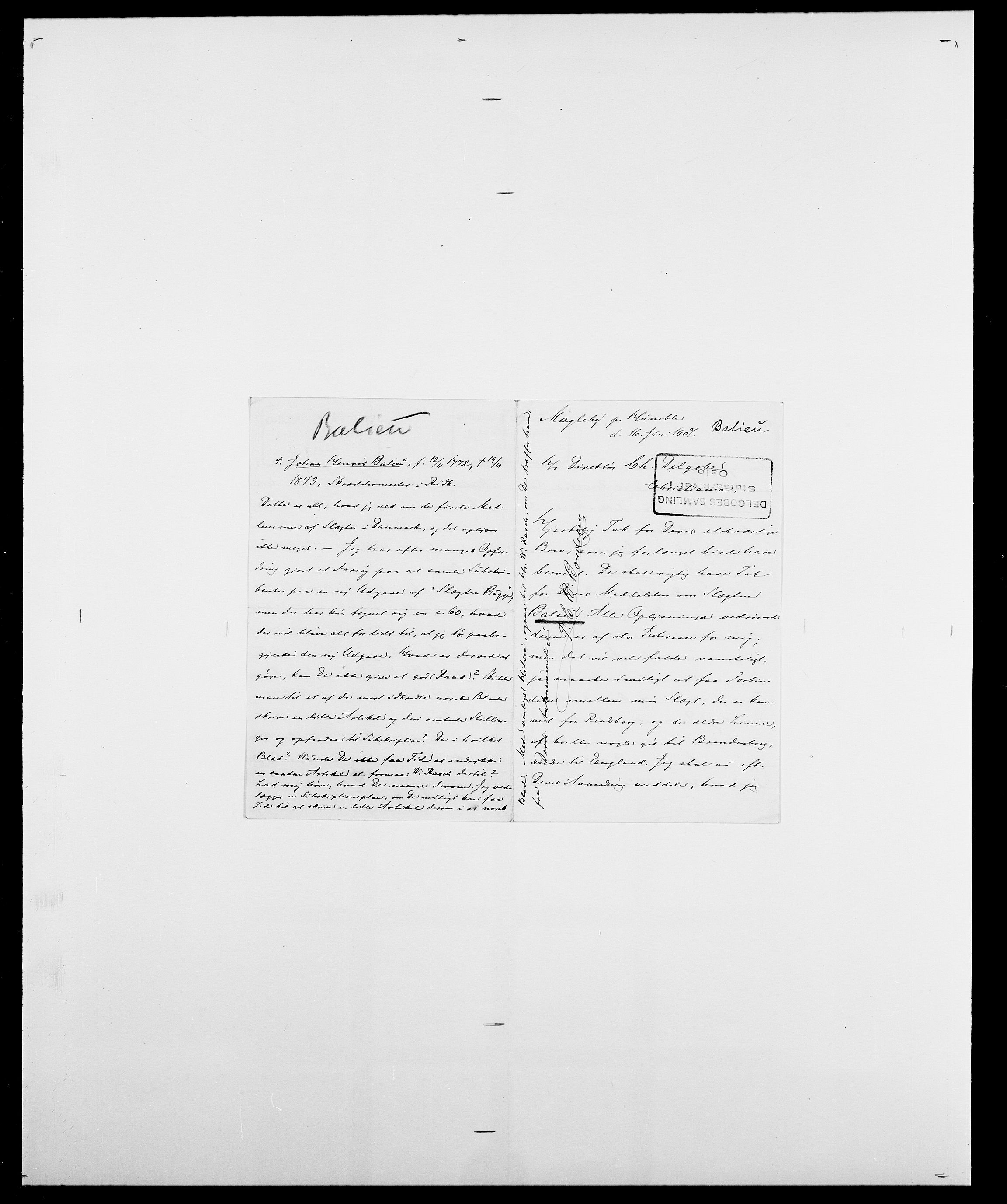 Delgobe, Charles Antoine - samling, AV/SAO-PAO-0038/D/Da/L0003: Barca - Bergen, s. 173