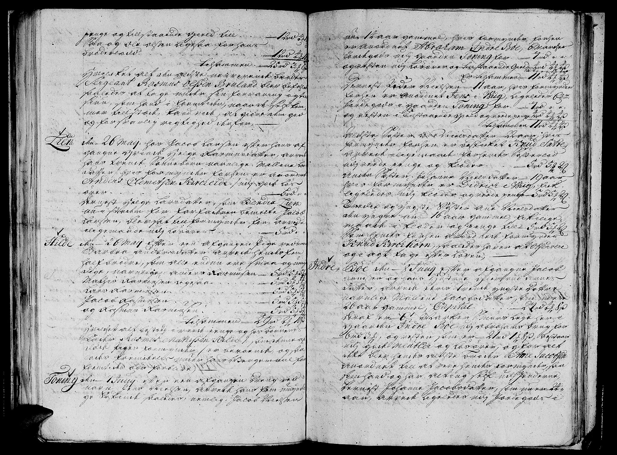 Nordfjord sorenskriveri, SAB/A-2801/04/04a/L0008: Skifteprotokollar, 1733-1744, s. 84