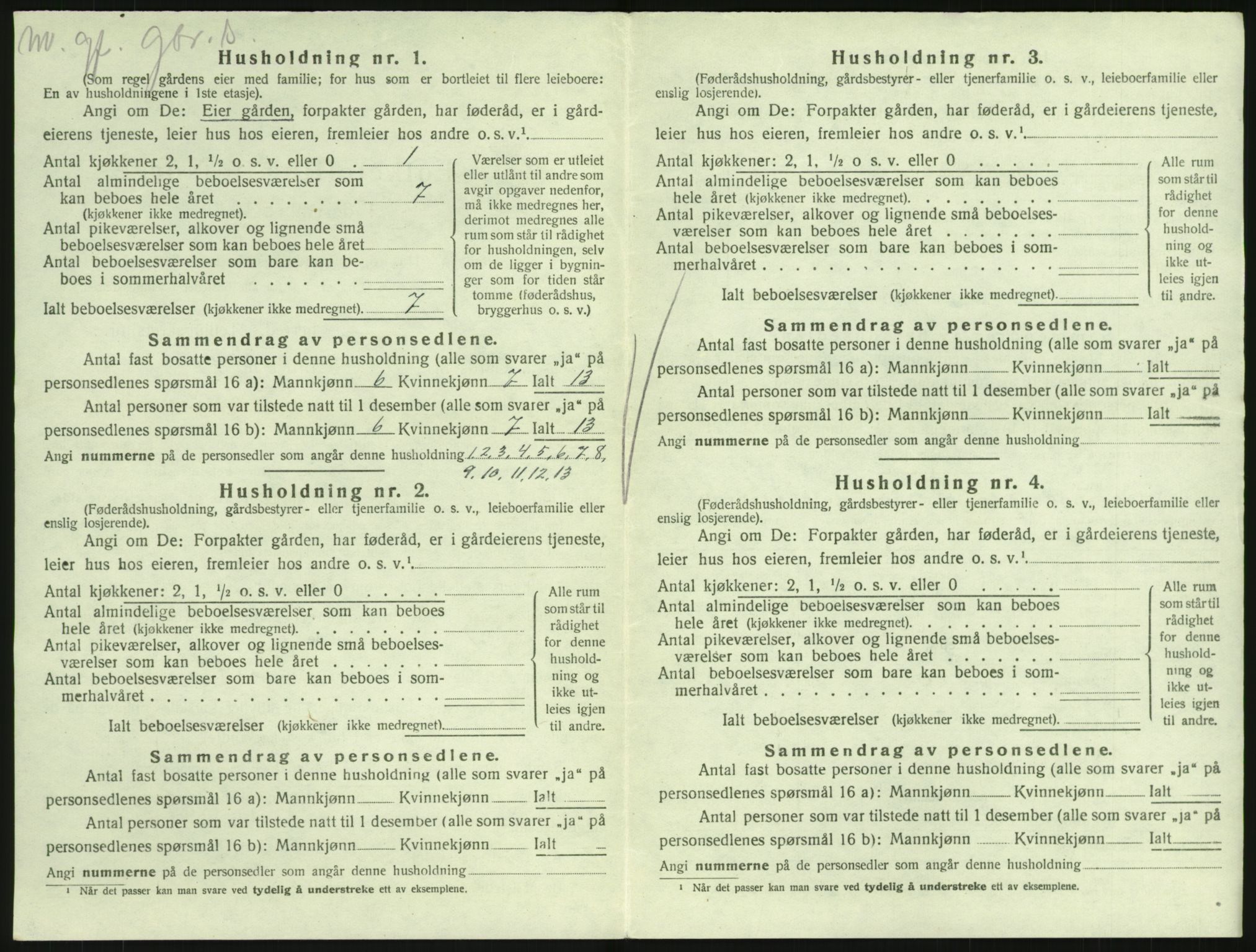 SAKO, Folketelling 1920 for 0727 Hedrum herred, 1920, s. 484