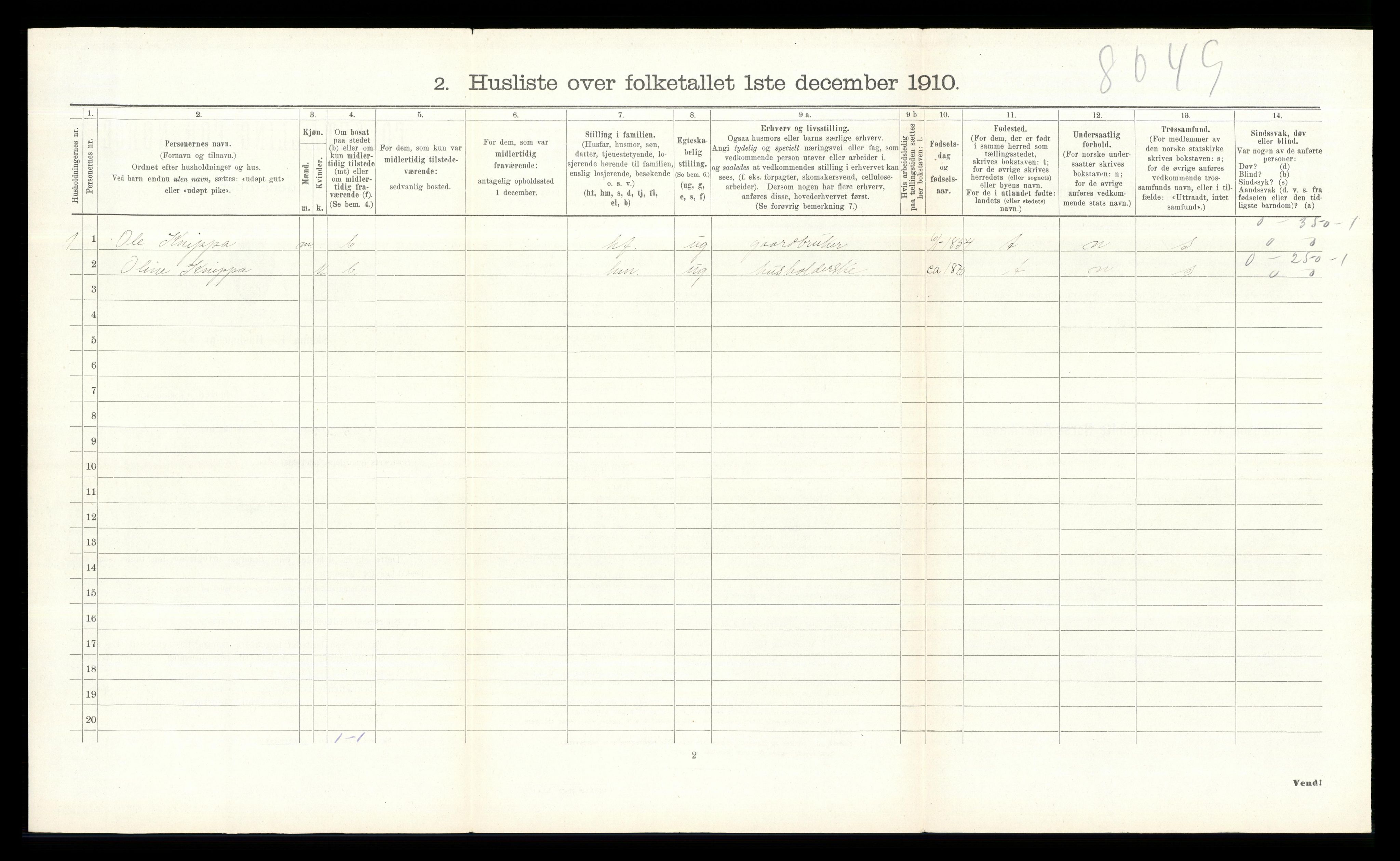 RA, Folketelling 1910 for 0427 Elverum herred, 1910, s. 1946