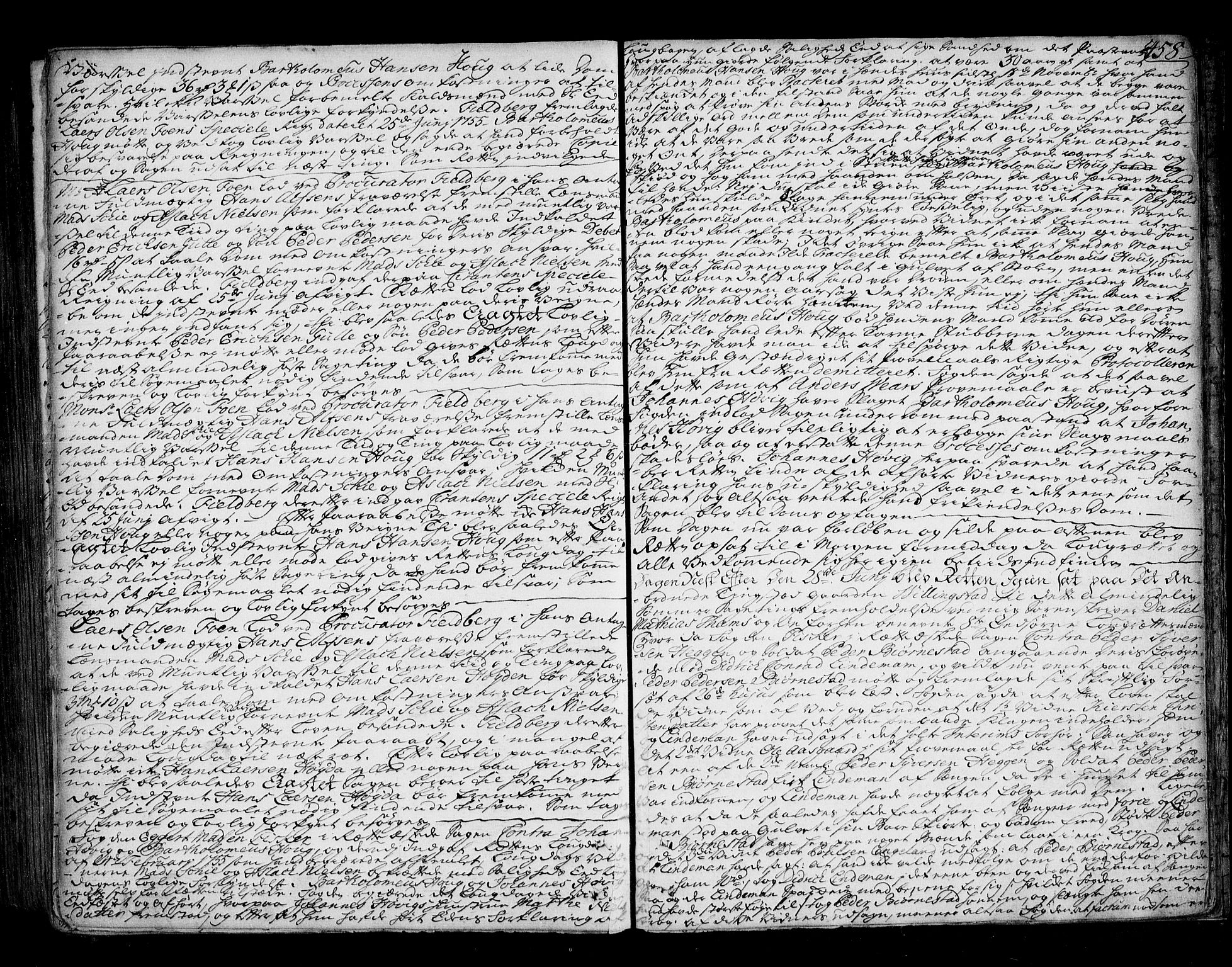 Lier, Røyken og Hurum sorenskriveri, AV/SAKO-A-89/F/Fa/L0052: Tingbok, 1748-1755, s. 458