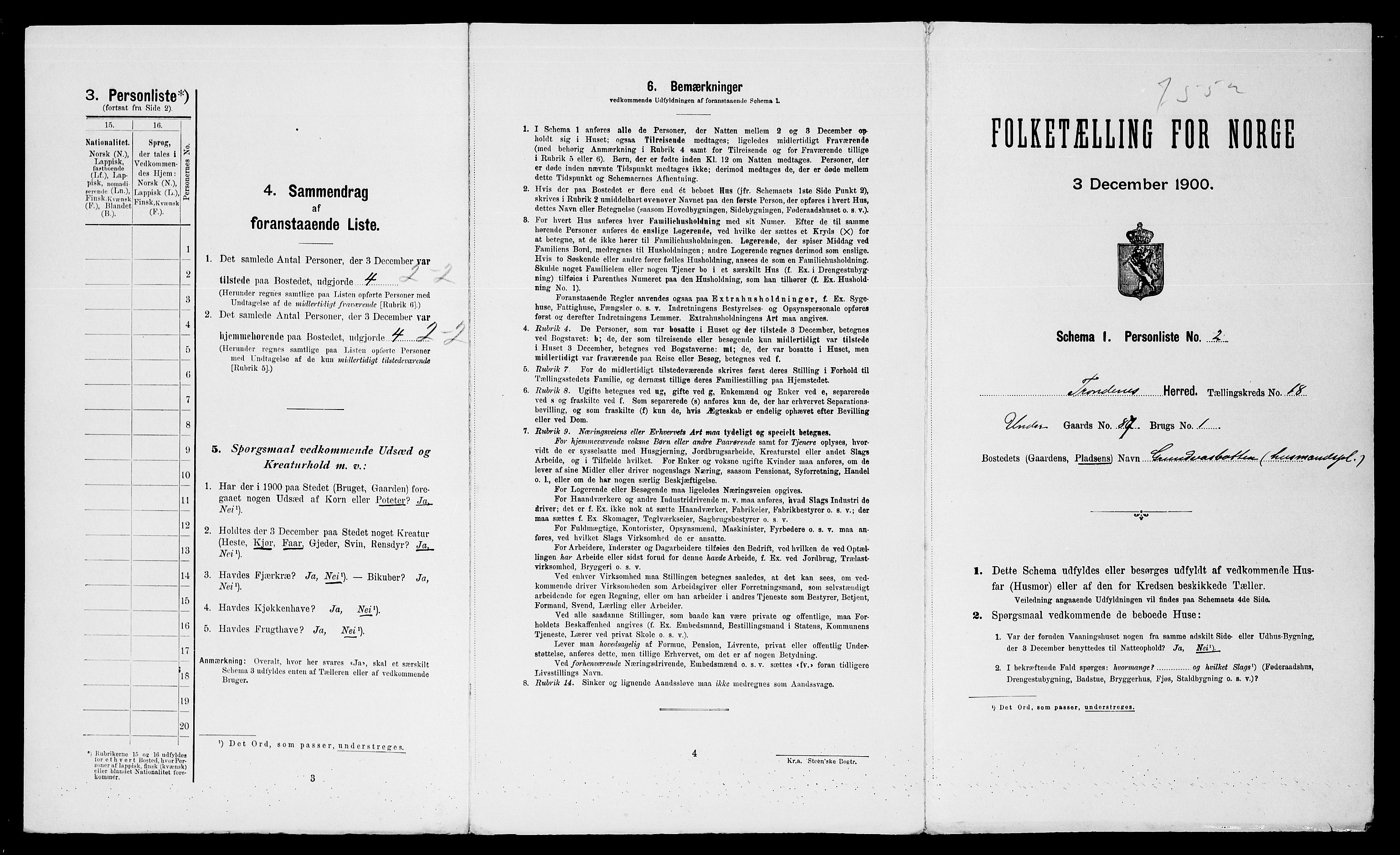 SATØ, Folketelling 1900 for 1914 Trondenes herred, 1900, s. 2223