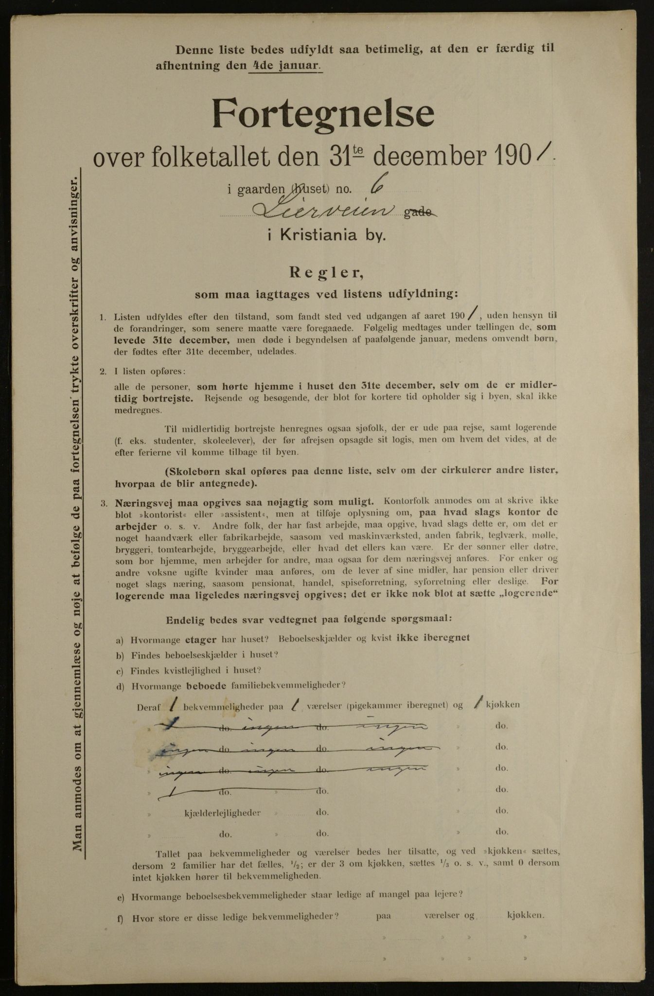 OBA, Kommunal folketelling 31.12.1901 for Kristiania kjøpstad, 1901, s. 8879