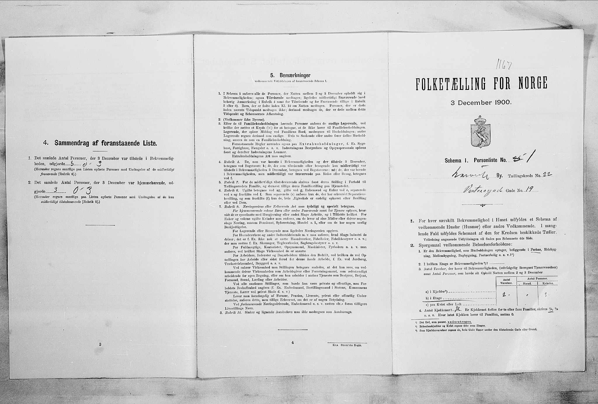 RA, Folketelling 1900 for 0707 Larvik kjøpstad, 1900, s. 2268