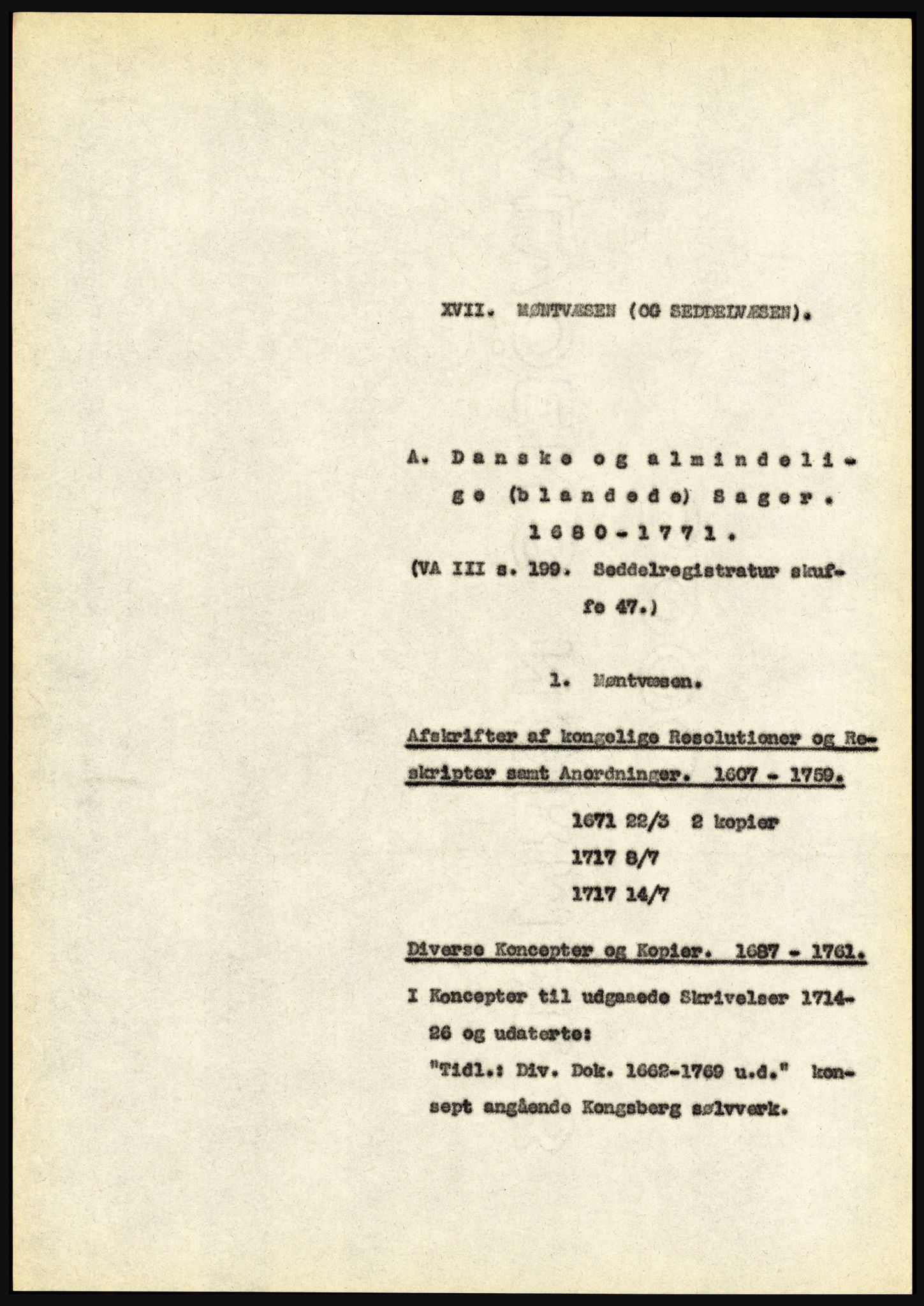 Riksarkivet, Seksjon for eldre arkiv og spesialsamlinger, AV/RA-EA-6797/H/Ha, 1953, s. 1
