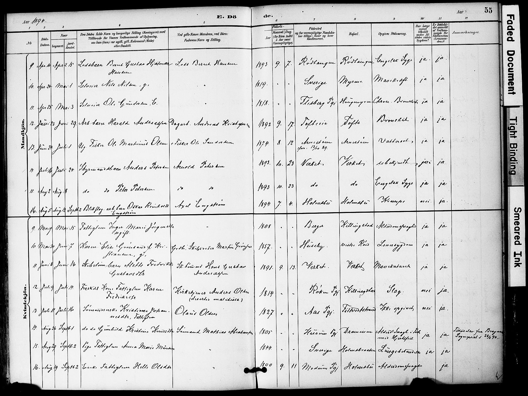 Hurum kirkebøker, AV/SAKO-A-229/G/Ga/L0003: Klokkerbok nr. I 3, 1893-1910, s. 55