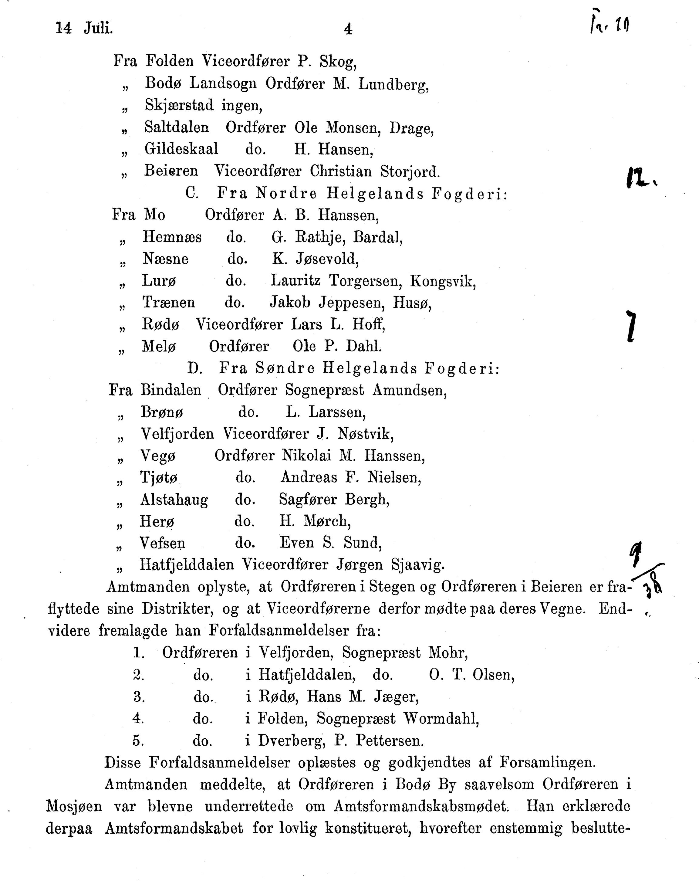 Nordland Fylkeskommune. Fylkestinget, AIN/NFK-17/176/A/Ac/L0015: Fylkestingsforhandlinger 1886-1890, 1886-1890