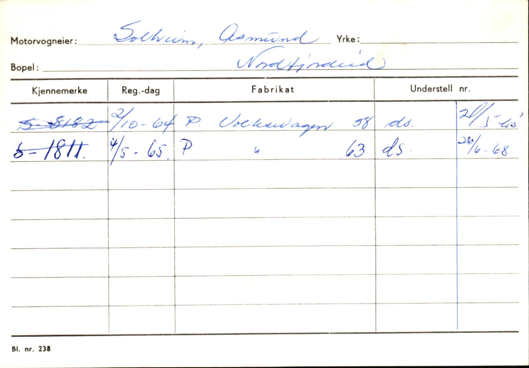 Statens vegvesen, Sogn og Fjordane vegkontor, AV/SAB-A-5301/4/F/L0129: Eigarregistrer Eid A-S, 1945-1975, s. 2538