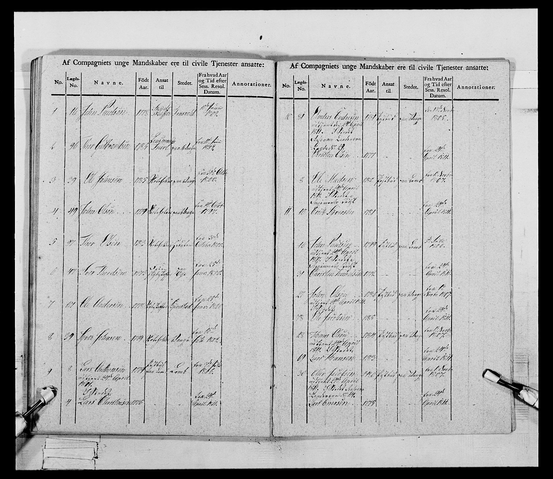 Generalitets- og kommissariatskollegiet, Det kongelige norske kommissariatskollegium, RA/EA-5420/E/Eh/L0069: Opplandske gevorbne infanteriregiment, 1810-1818, s. 513