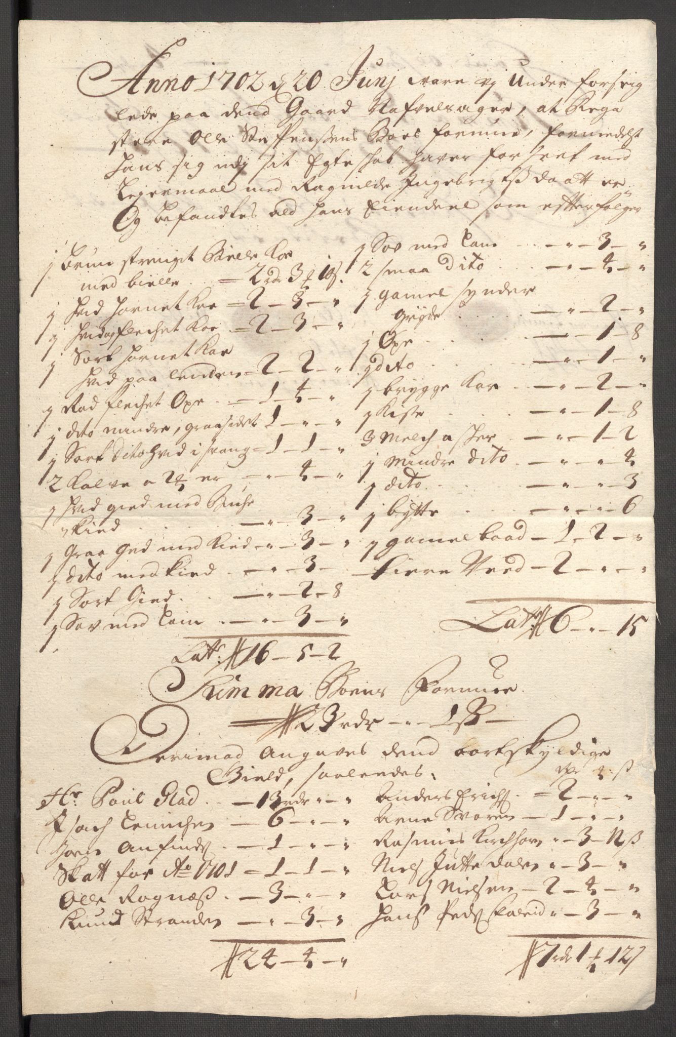 Rentekammeret inntil 1814, Reviderte regnskaper, Fogderegnskap, RA/EA-4092/R53/L3426: Fogderegnskap Sunn- og Nordfjord, 1702, s. 198