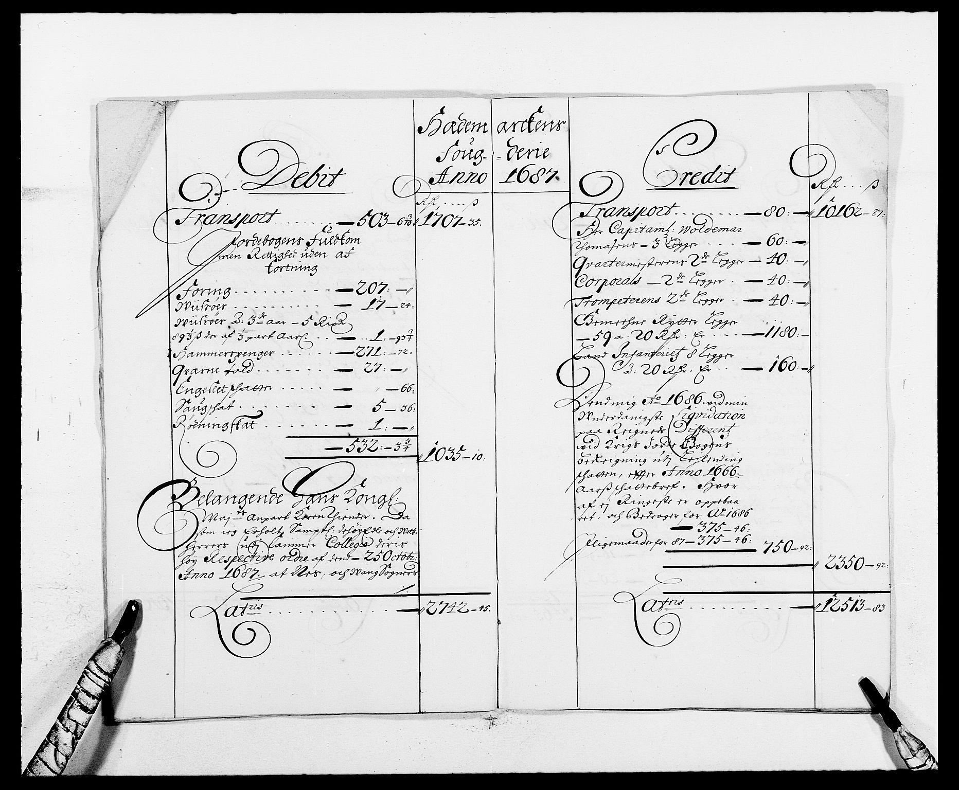 Rentekammeret inntil 1814, Reviderte regnskaper, Fogderegnskap, AV/RA-EA-4092/R16/L1028: Fogderegnskap Hedmark, 1687, s. 6