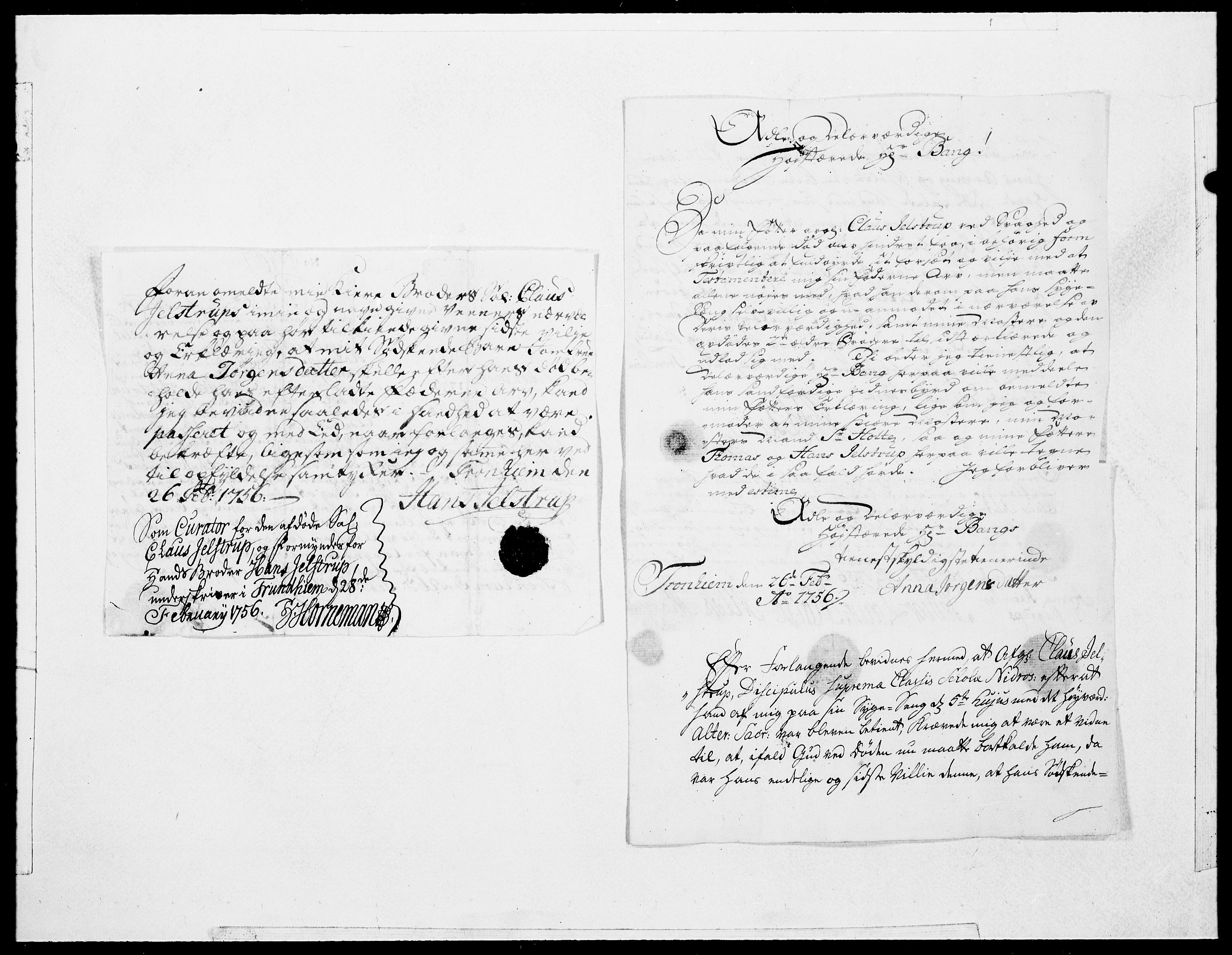 Danske Kanselli 1572-1799, AV/RA-EA-3023/F/Fc/Fcc/Fcca/L0172: Norske innlegg 1572-1799, 1756, s. 22