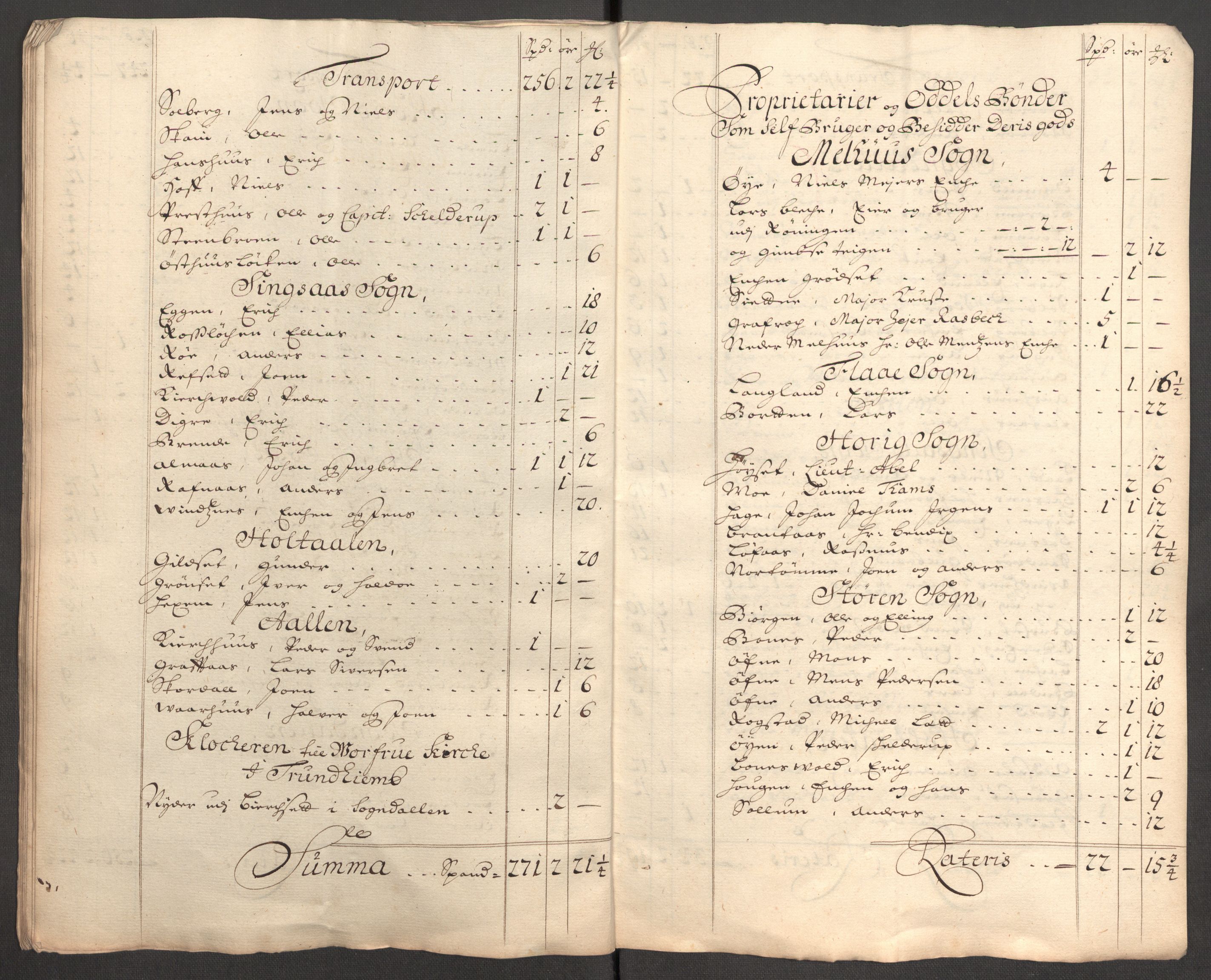 Rentekammeret inntil 1814, Reviderte regnskaper, Fogderegnskap, AV/RA-EA-4092/R60/L3956: Fogderegnskap Orkdal og Gauldal, 1706, s. 373