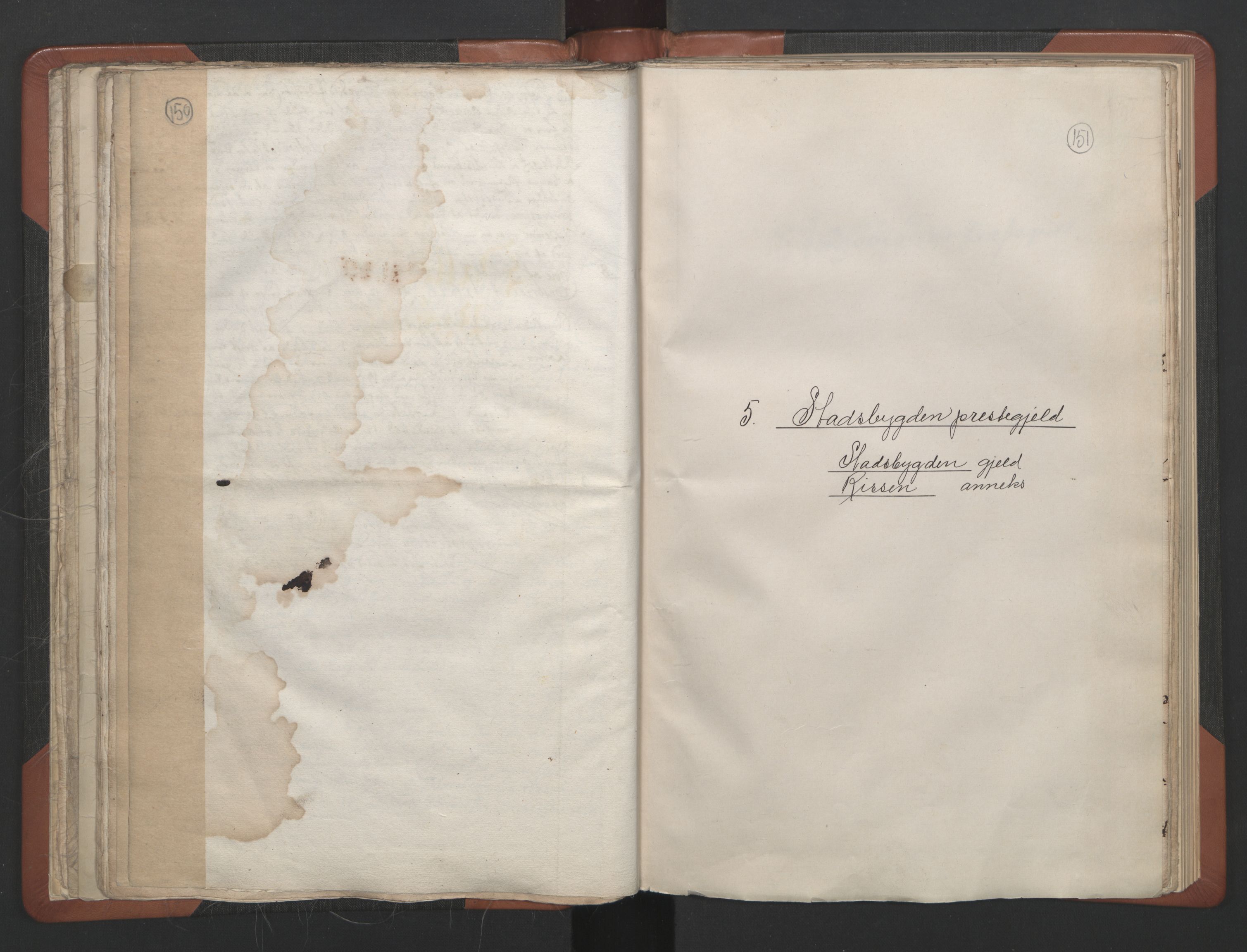 RA, Sogneprestenes manntall 1664-1666, nr. 30: Fosen prosti, 1664-1666, s. 150-151