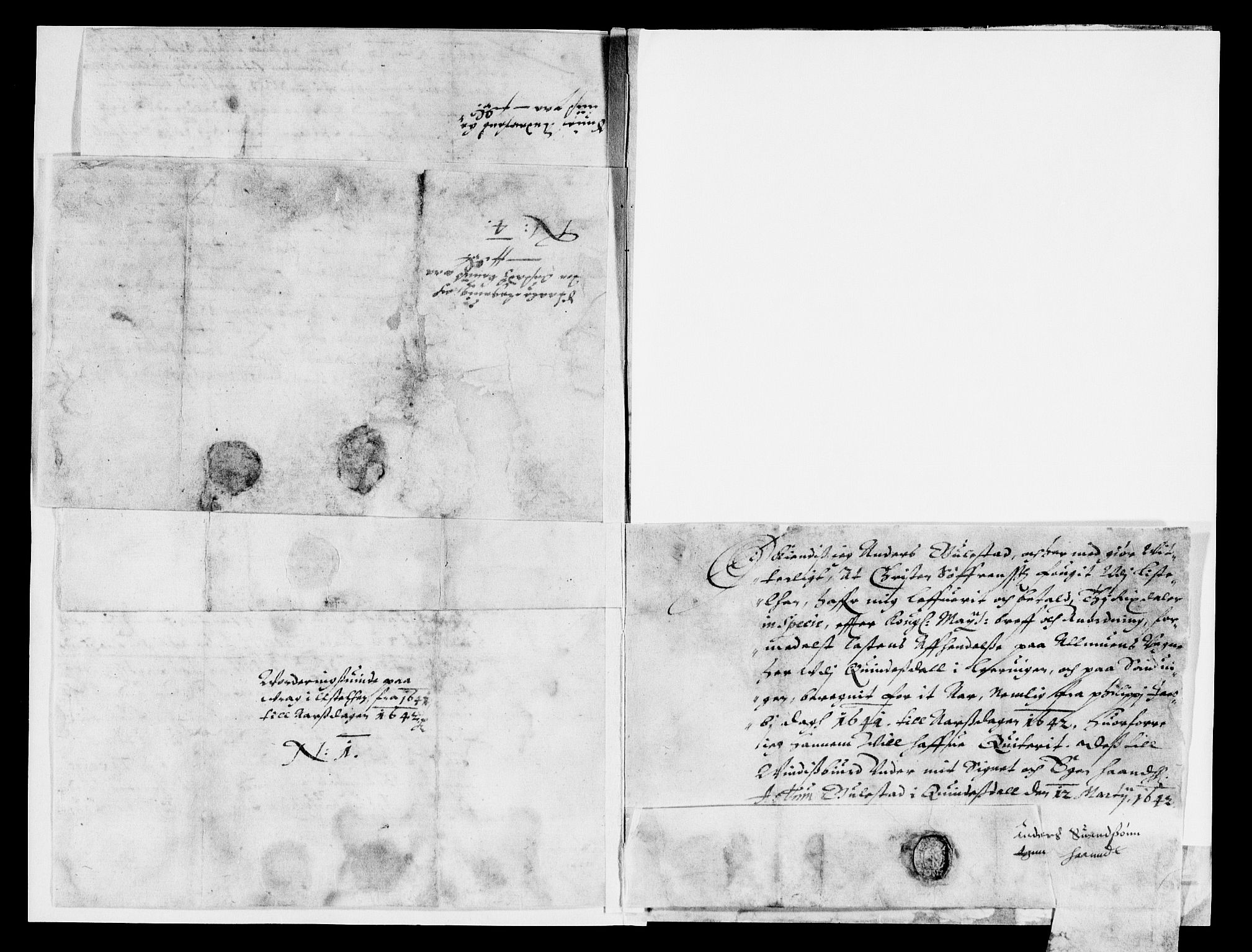 Rentekammeret inntil 1814, Reviderte regnskaper, Lensregnskaper, AV/RA-EA-5023/R/Rb/Rbr/L0013: Lista len, 1640-1642