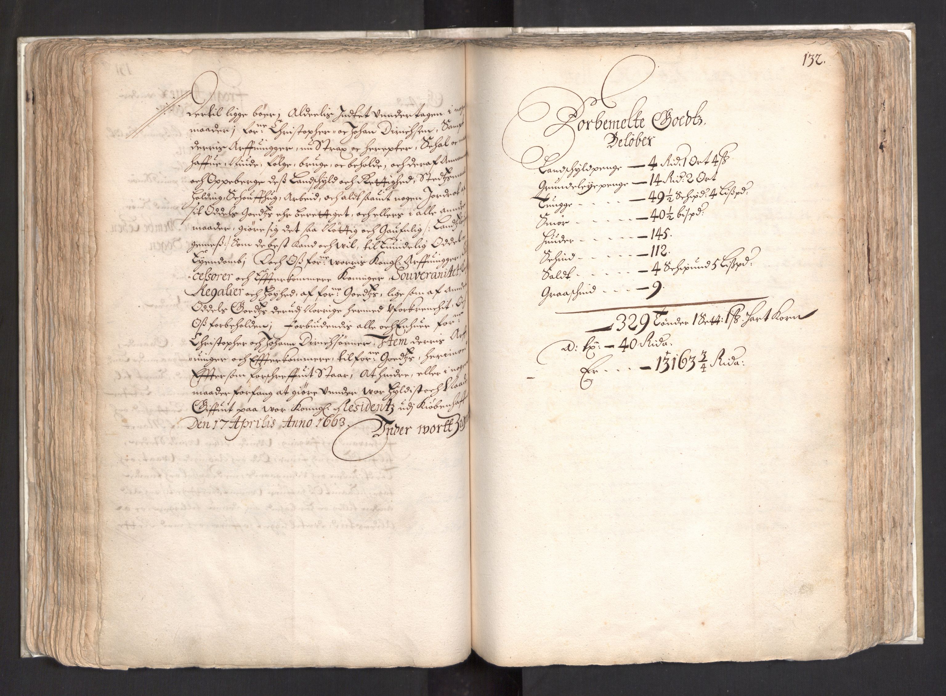 Rentekammeret, Kammerkanselliet, RA/EA-3111/G/Gg/Ggj/Ggja/L0003: Skjøtebok Oa (13), 1661-1669, s. 136
