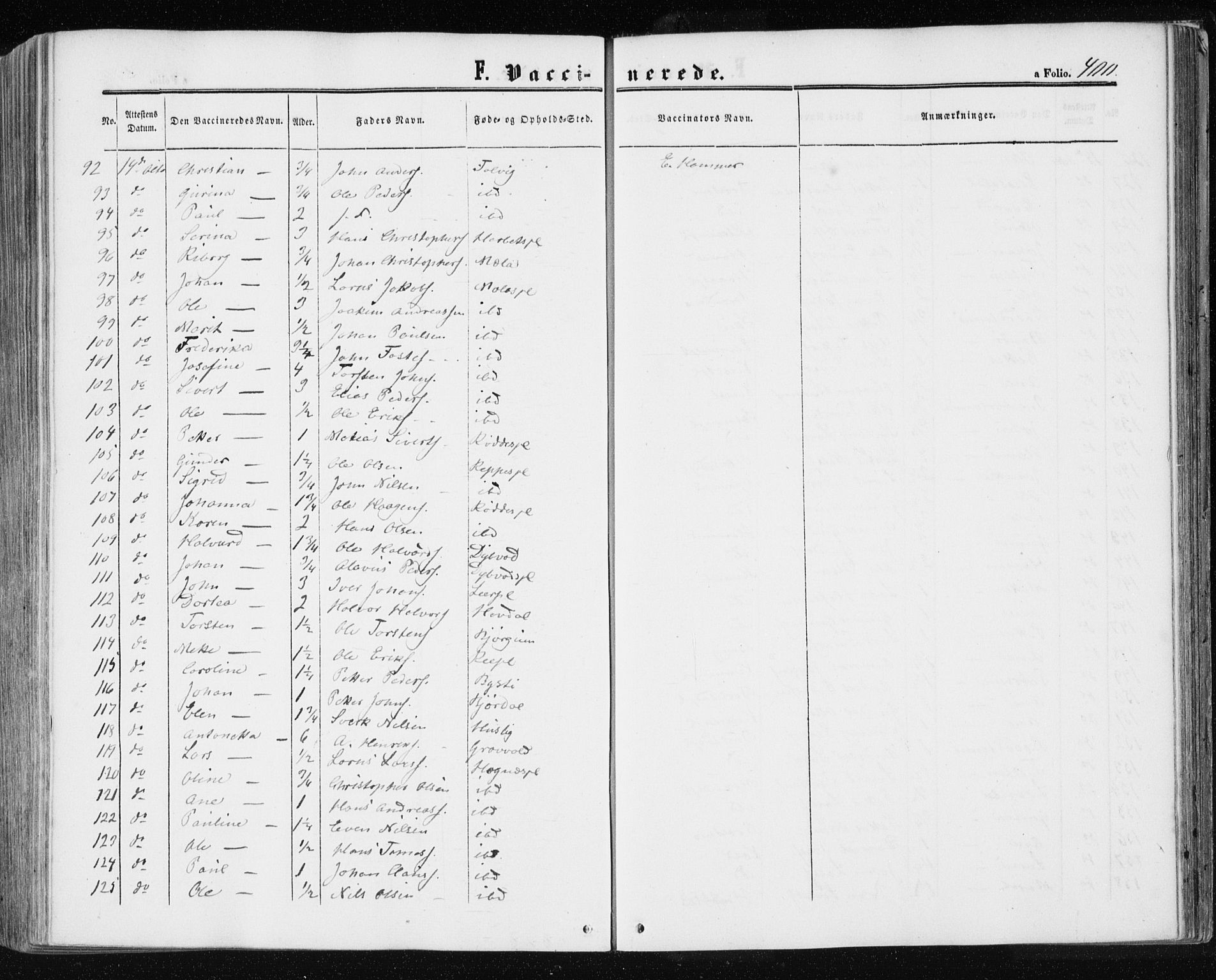 Ministerialprotokoller, klokkerbøker og fødselsregistre - Nord-Trøndelag, AV/SAT-A-1458/709/L0075: Ministerialbok nr. 709A15, 1859-1870, s. 400