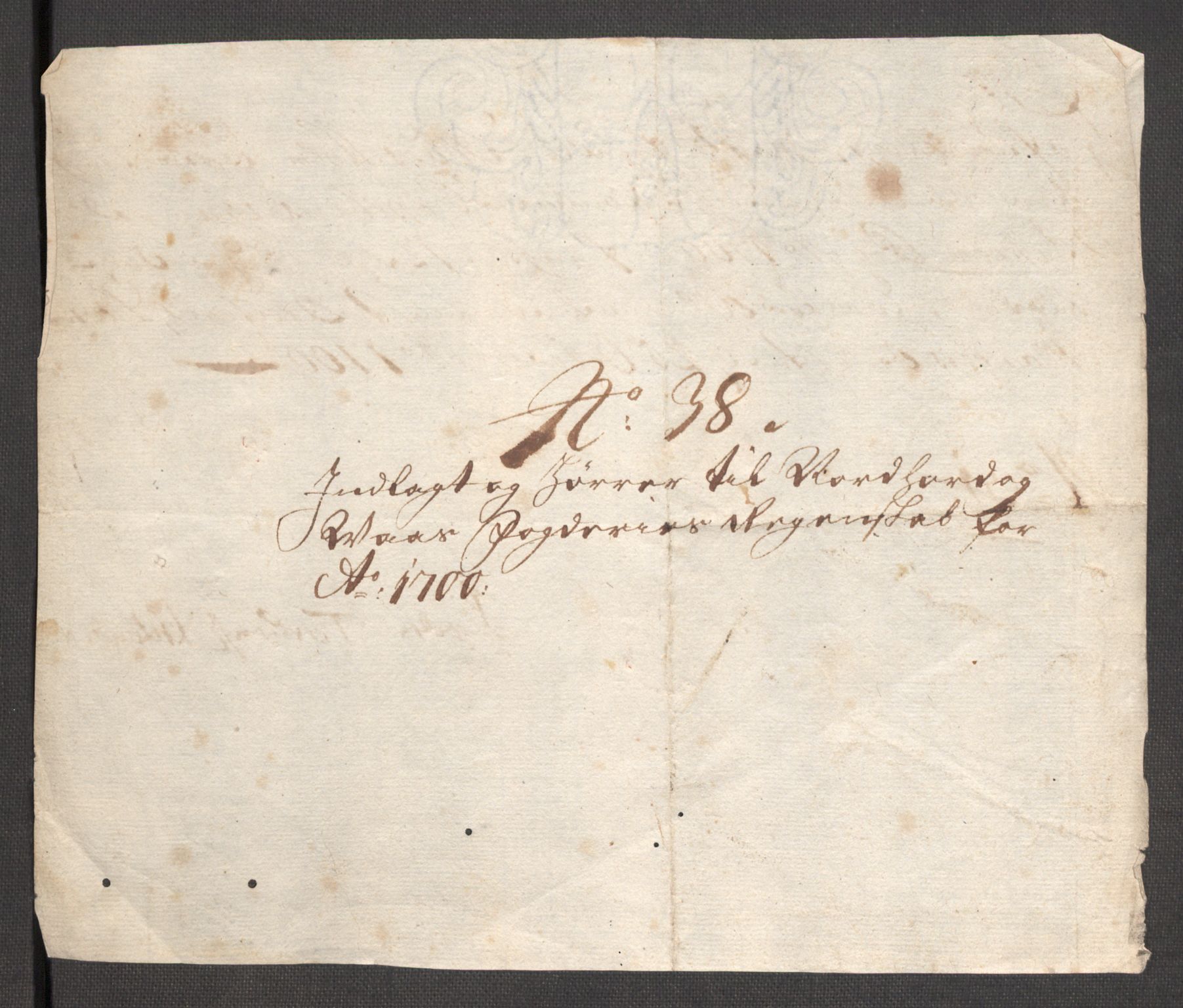 Rentekammeret inntil 1814, Reviderte regnskaper, Fogderegnskap, AV/RA-EA-4092/R51/L3185: Fogderegnskap Nordhordland og Voss, 1700-1701, s. 246