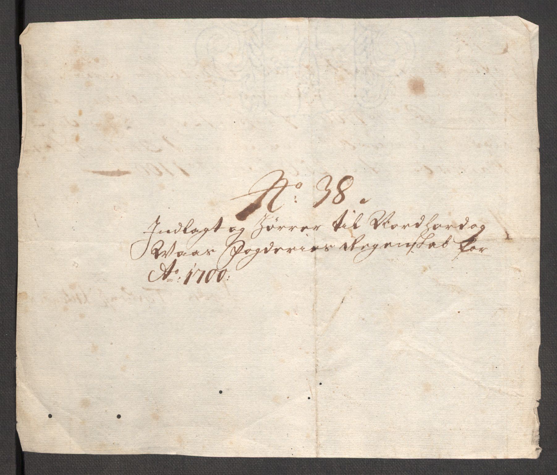 Rentekammeret inntil 1814, Reviderte regnskaper, Fogderegnskap, RA/EA-4092/R51/L3185: Fogderegnskap Nordhordland og Voss, 1700-1701, s. 246