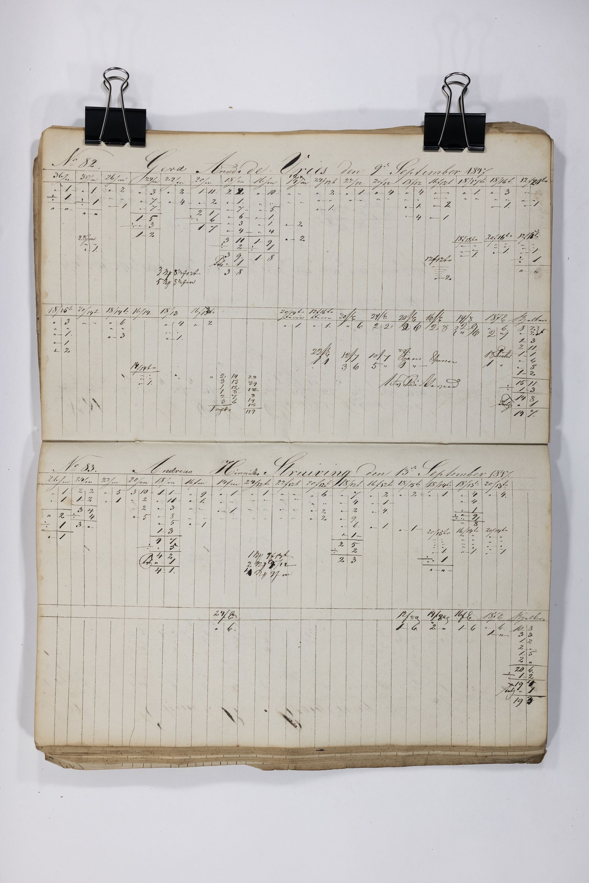 Blehr/ Kjellestad, TEMU/TGM-A-1212/E/Eb/L0004: Ladnings Liste, 1847-1849, s. 43