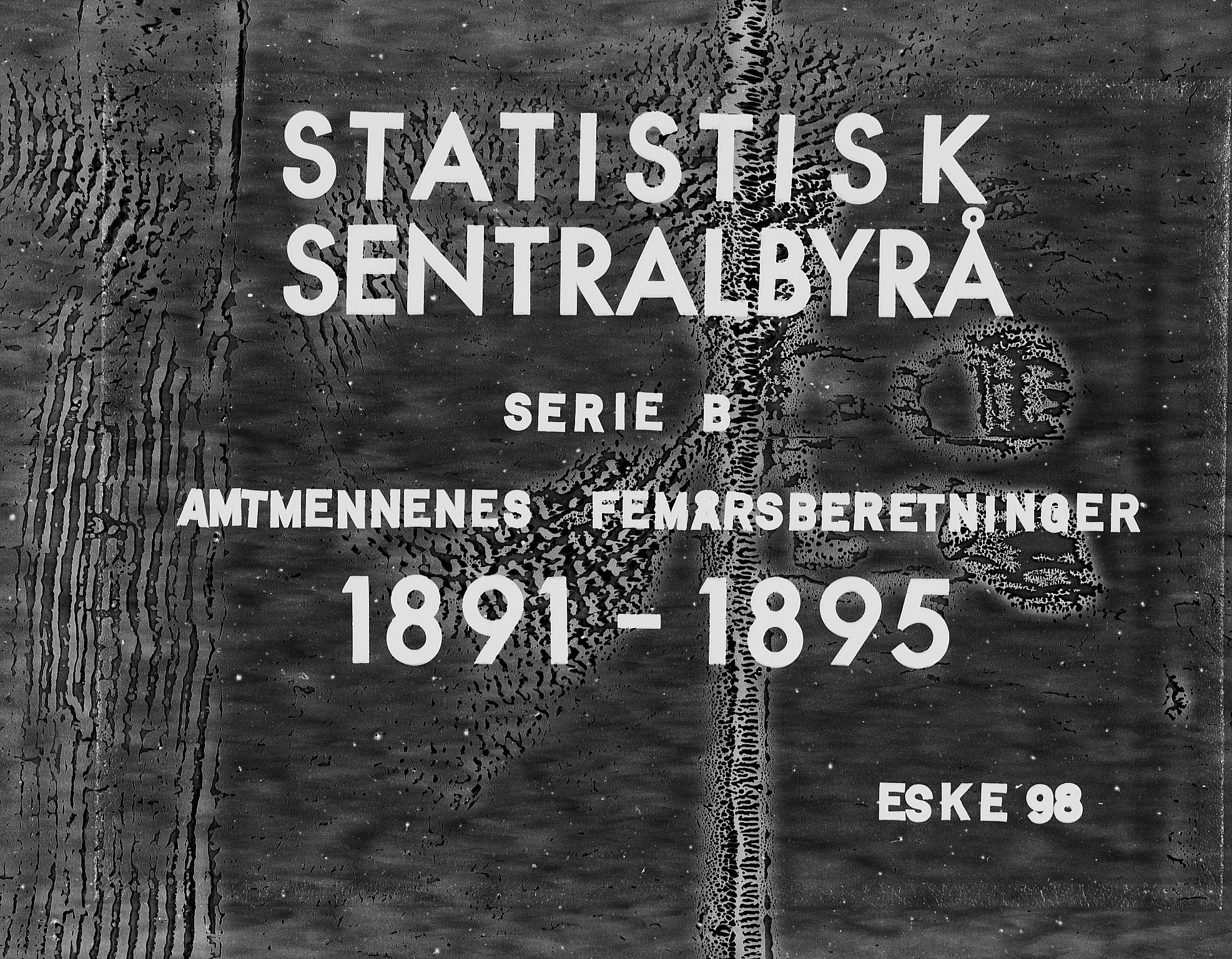 Statistisk sentralbyrå, Næringsøkonomiske emner, Generelt - Amtmennenes femårsberetninger, AV/RA-S-2233/F/Fa/L0098: --, 1905, s. 1