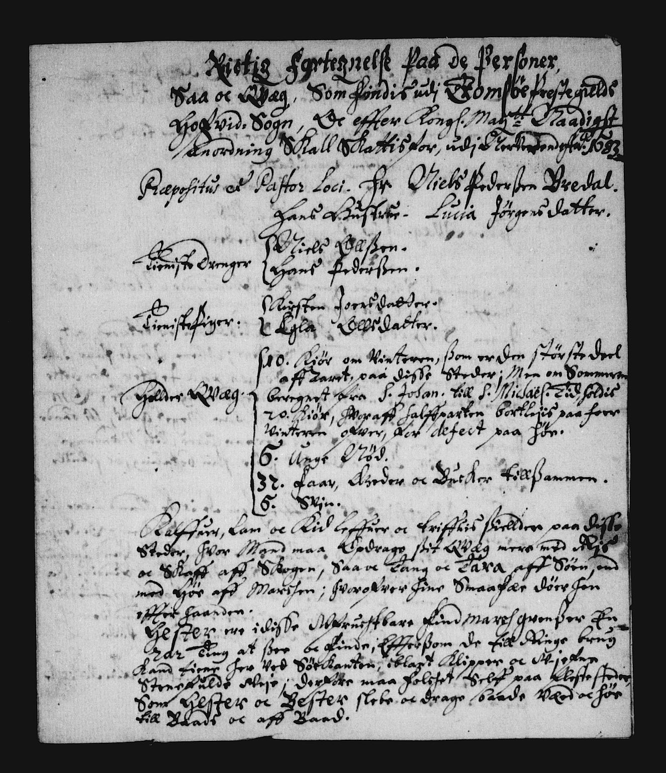 Rentekammeret inntil 1814, Reviderte regnskaper, Stiftamtstueregnskaper, Trondheim stiftamt og Nordland amt, AV/RA-EA-6044/R/Rg/L0074: Trondheim stiftamt og Nordland amt, 1683