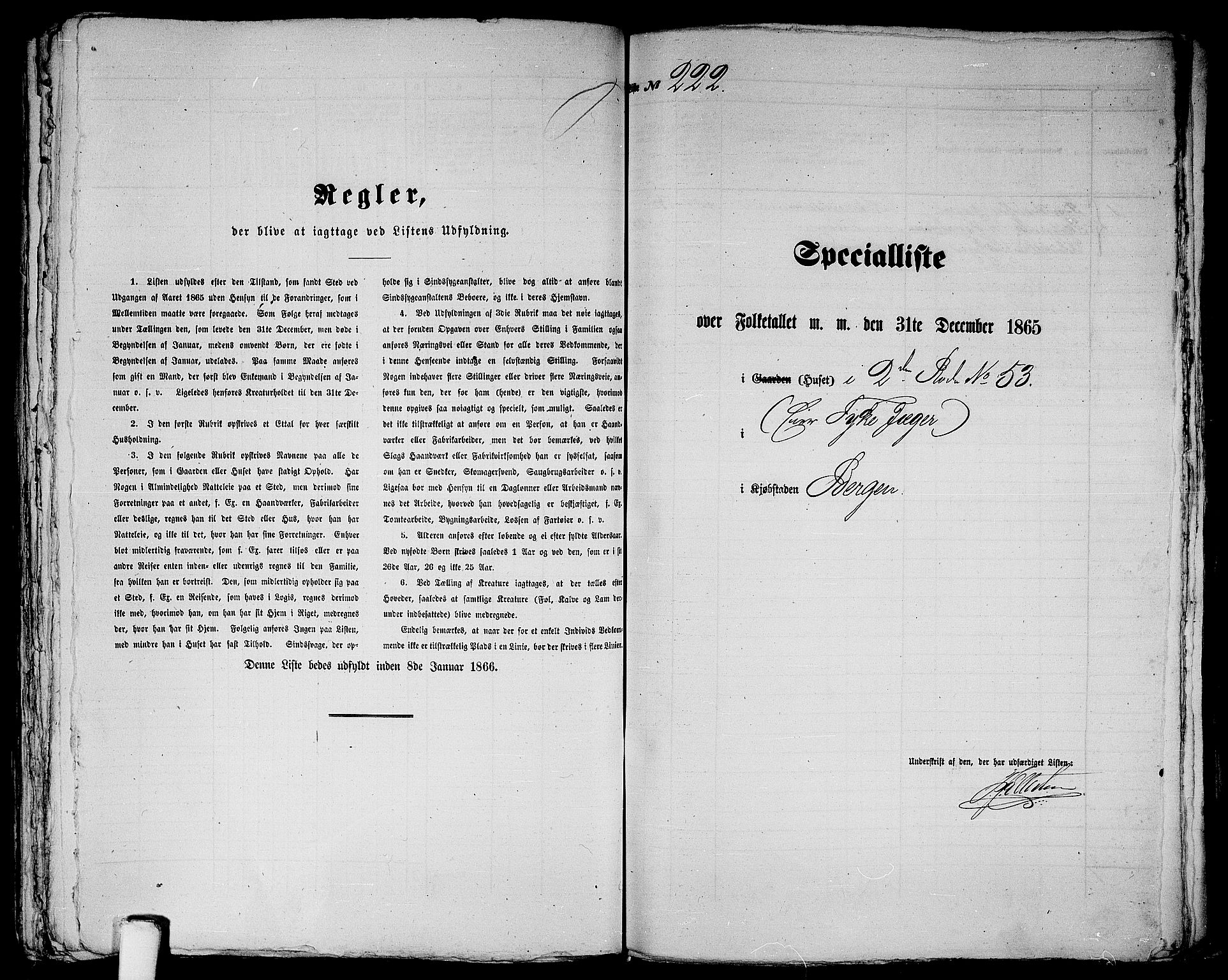 RA, Folketelling 1865 for 1301 Bergen kjøpstad, 1865, s. 490