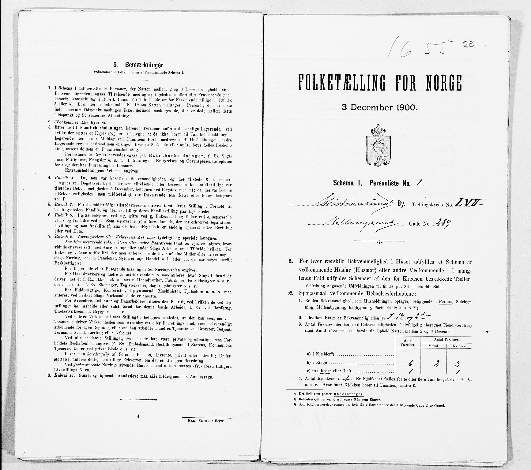 SAT, Folketelling 1900 for 1503 Kristiansund kjøpstad, 1900, s. 6563