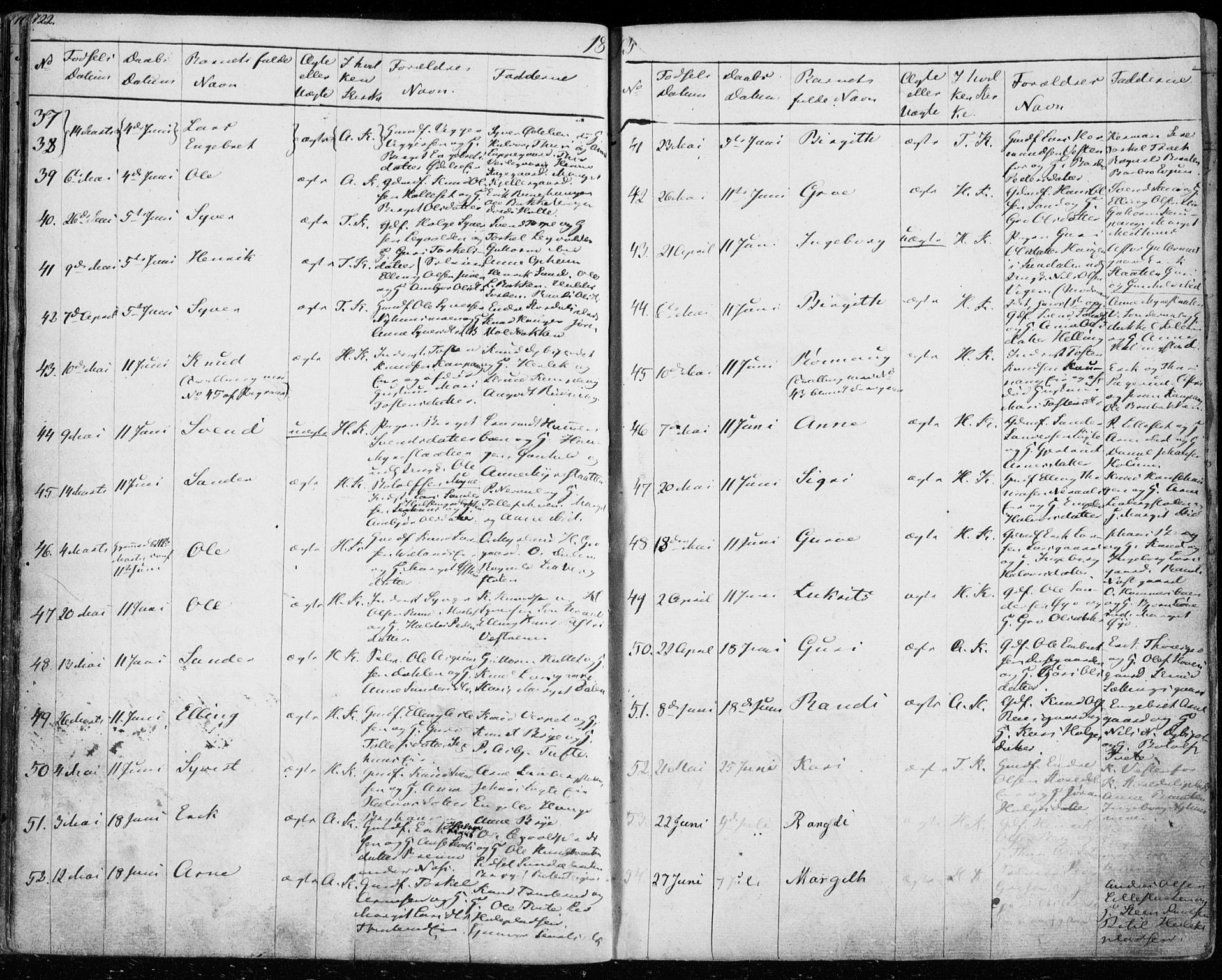 Ål kirkebøker, AV/SAKO-A-249/F/Fa/L0005: Ministerialbok nr. I 5, 1825-1848, s. 122