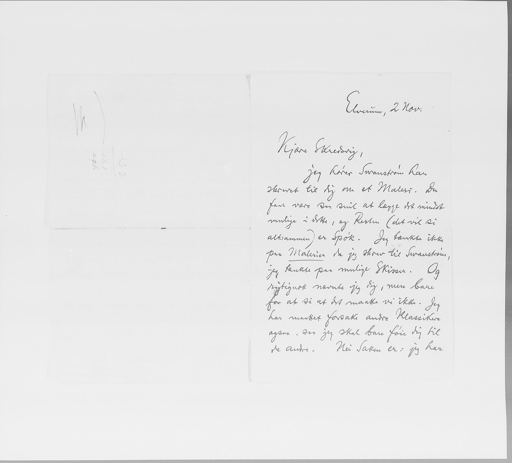 Skredsvig, Christian, AV/RA-PA-0353/E/L0001: Privatbrev fra enkeltpersoner, 1888-1961, s. 89
