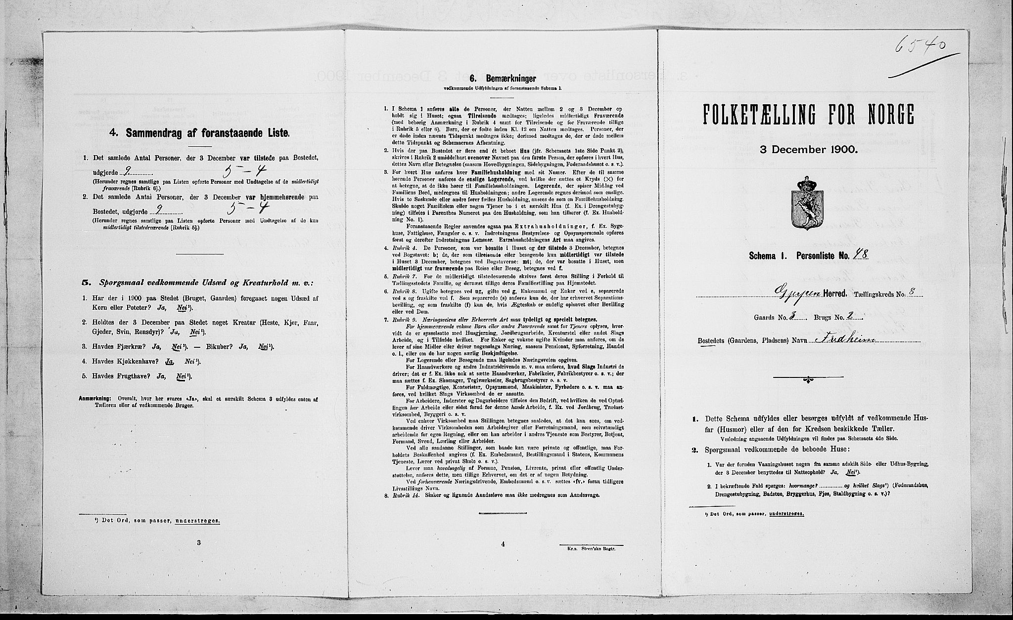 SAKO, Folketelling 1900 for 0812 Gjerpen herred, 1900, s. 1676