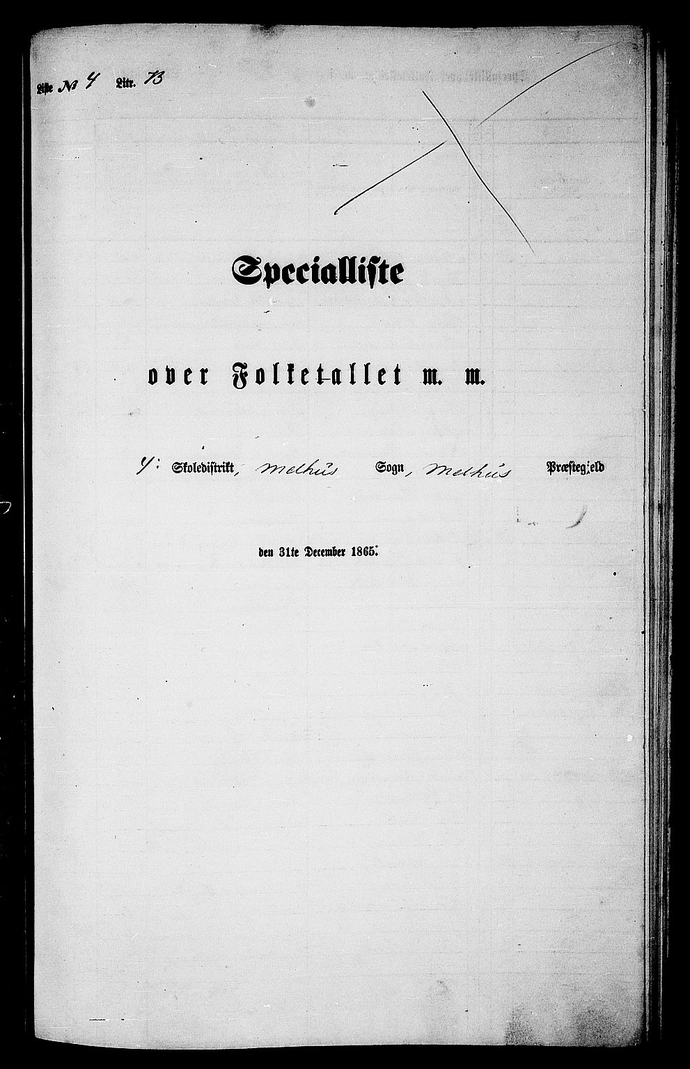 RA, Folketelling 1865 for 1653P Melhus prestegjeld, 1865, s. 81