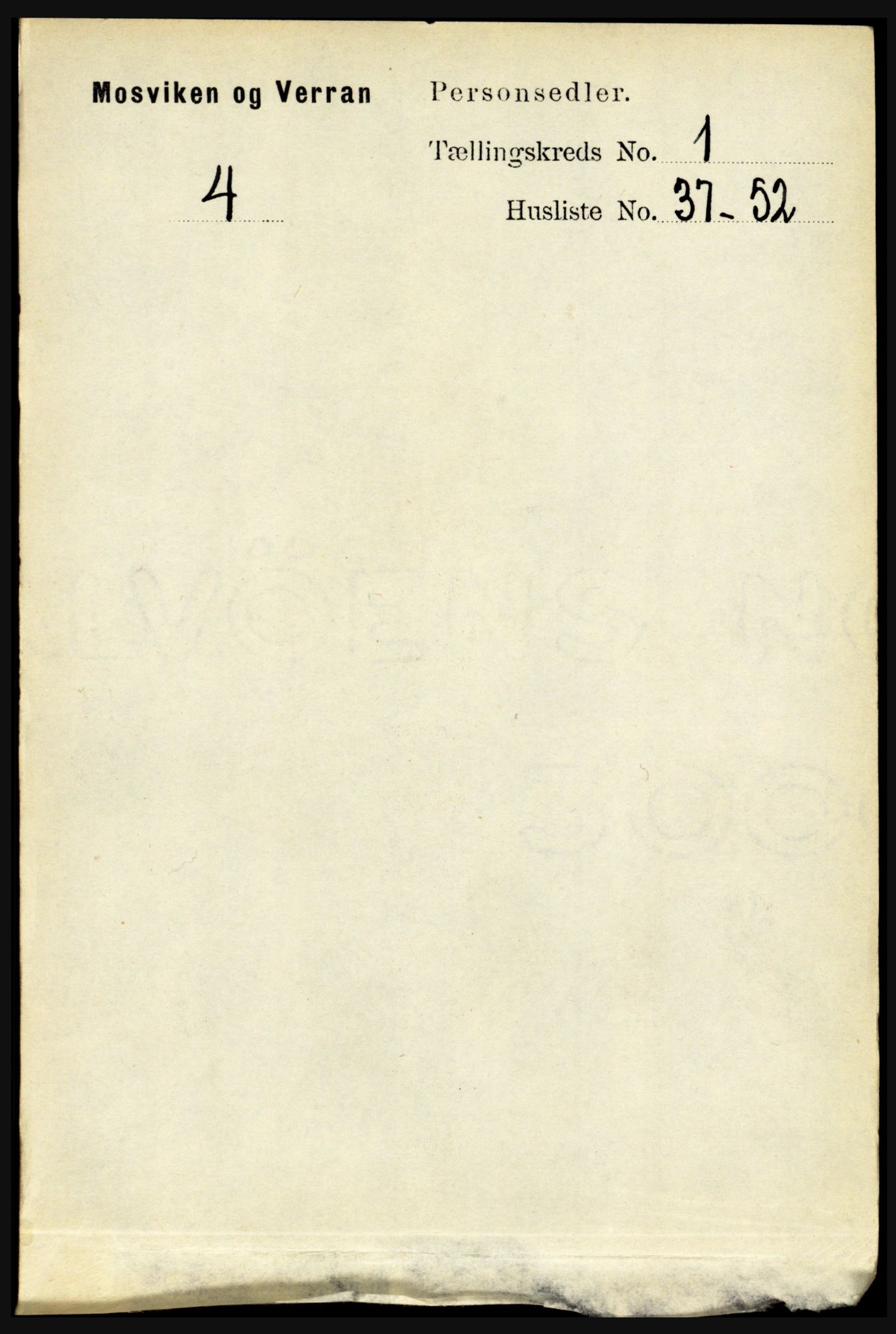 RA, Folketelling 1891 for 1723 Mosvik og Verran herred, 1891, s. 317