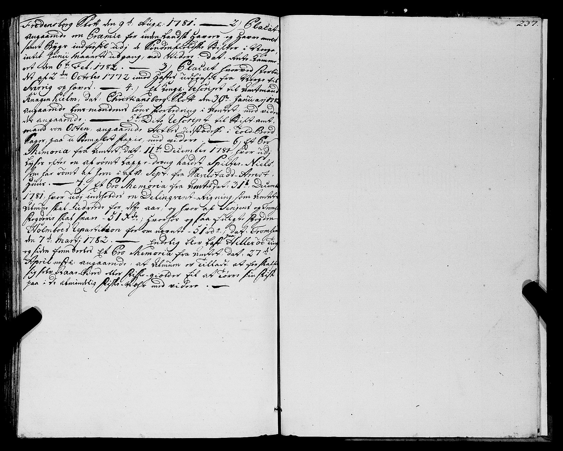 Senja og Tromsø sorenskriveri , SATØ/SATØ-31/F/Fa/L0053: Justisprotokoller/tingbøker, 1779-1782, s. 236b-237a