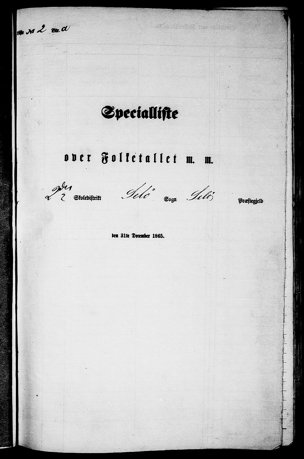 RA, Folketelling 1865 for 1441P Selje prestegjeld, 1865, s. 35