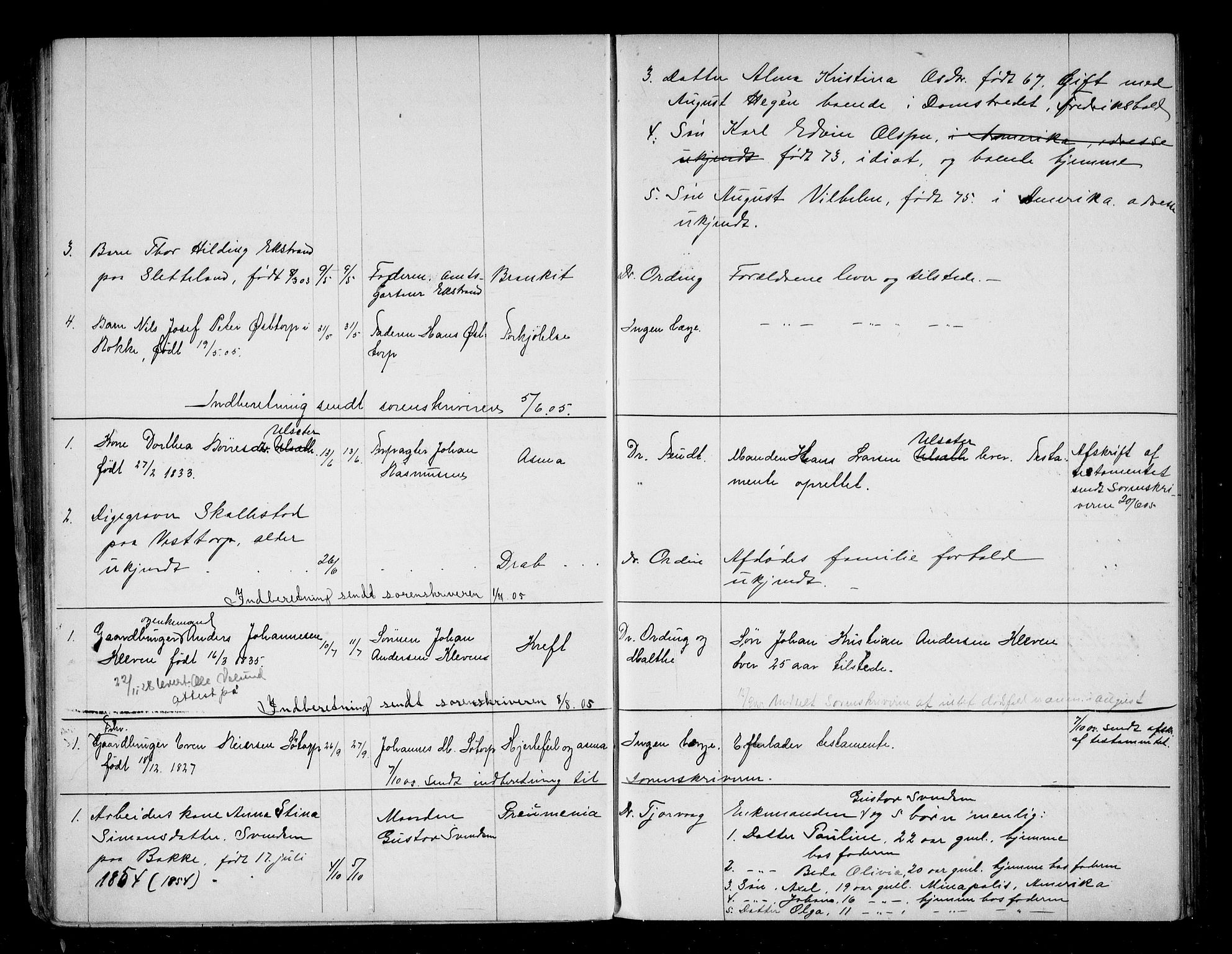 Berg lensmannskontor, AV/SAO-A-10263/H/Ha/Haa/L0001: Dødsfallsprotokoll, 1841-1912