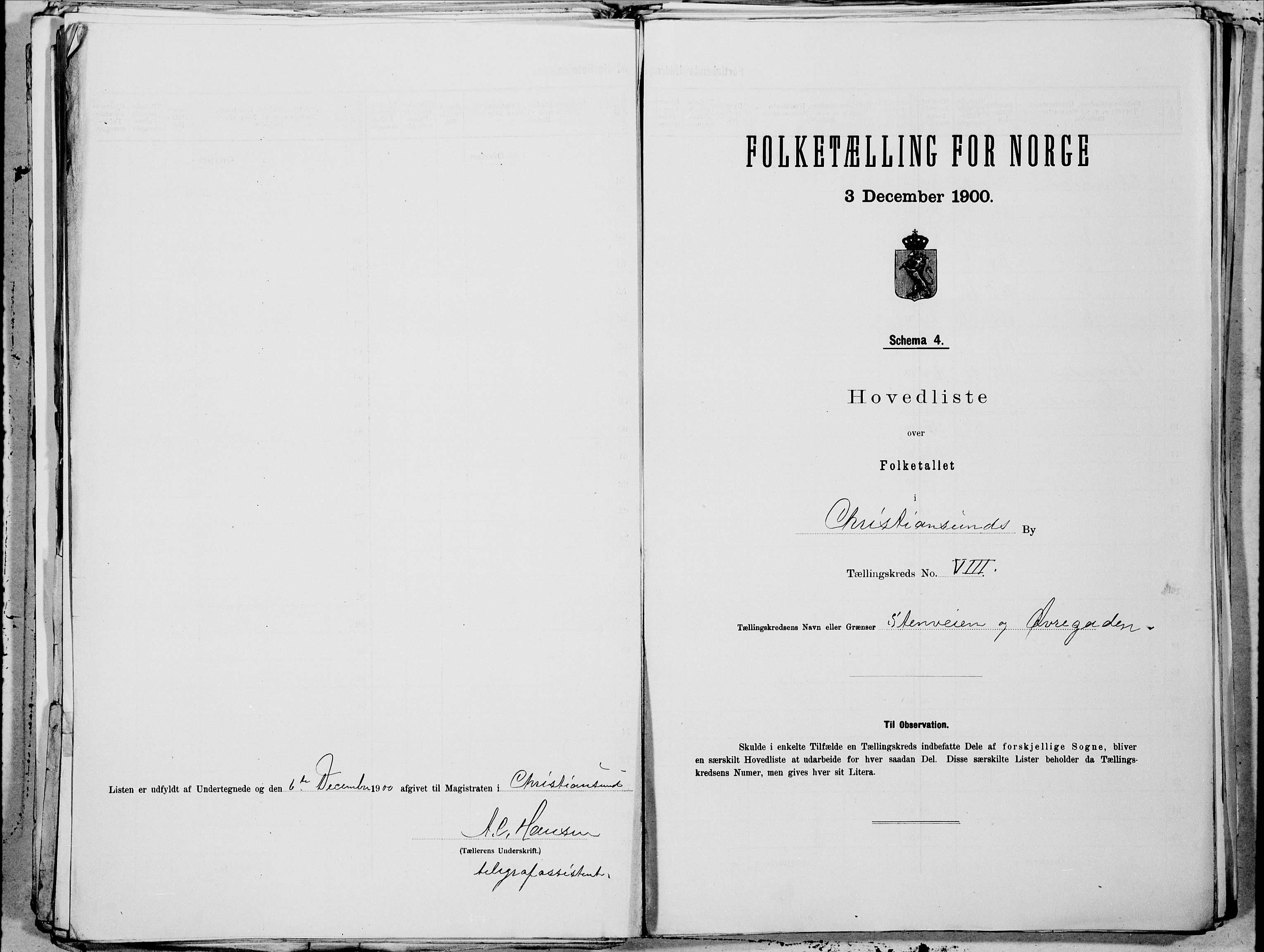 SAT, Folketelling 1900 for 1503 Kristiansund kjøpstad, 1900, s. 16