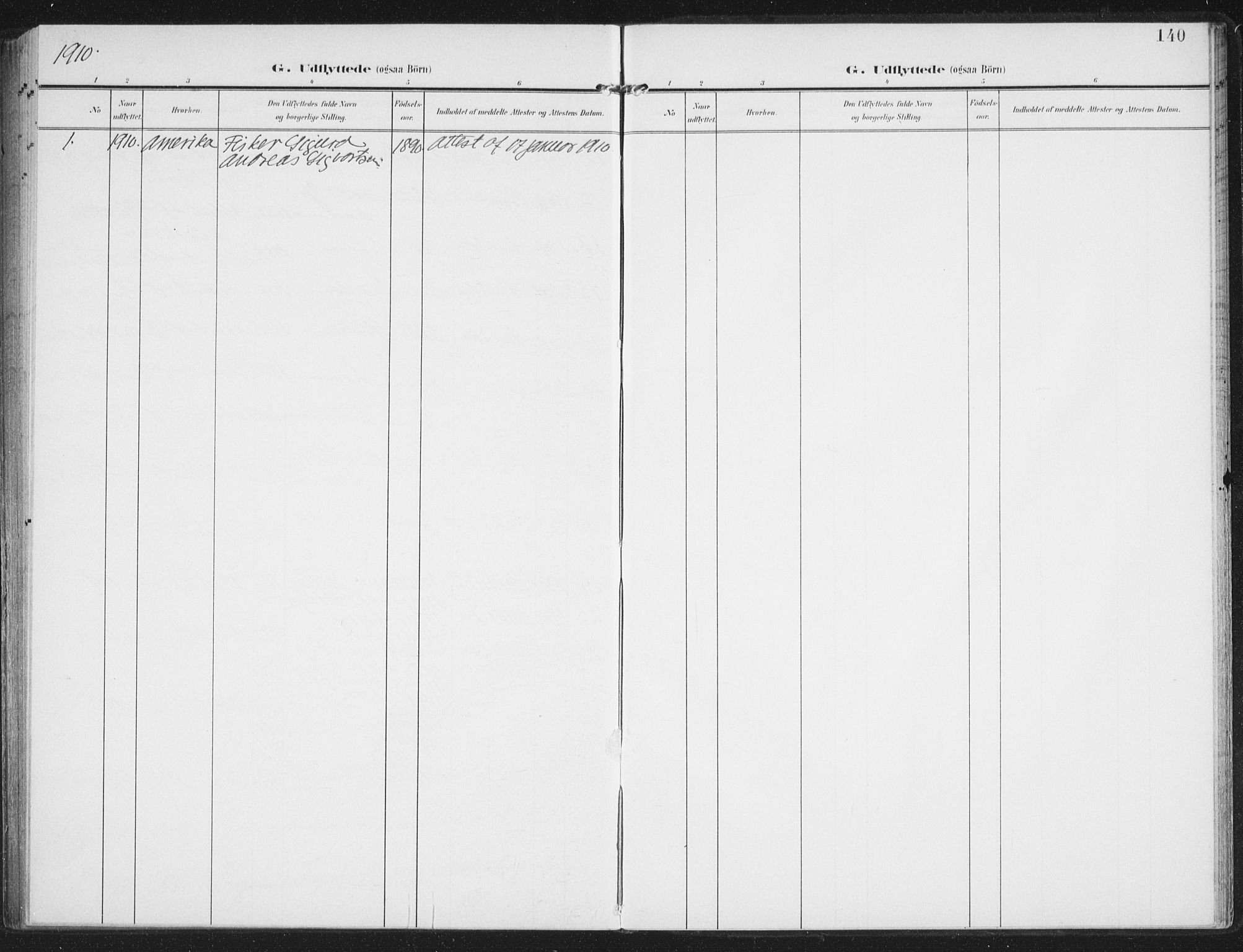 Berg sokneprestkontor, SATØ/S-1318/G/Ga/Gaa/L0008kirke: Ministerialbok nr. 8, 1904-1916, s. 140